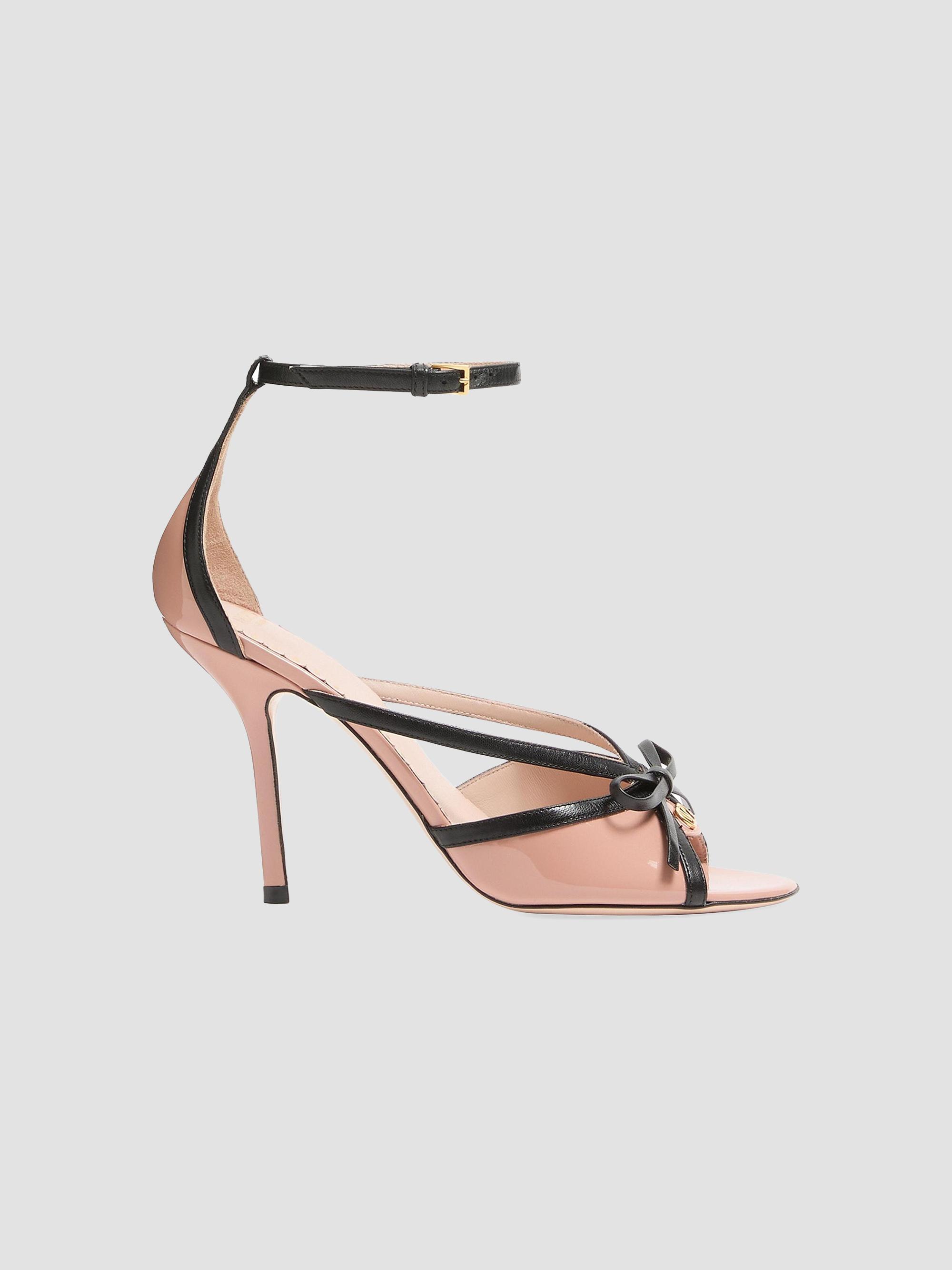 Valentino Garavani Bepointy 100MM Sandals in Patent Leather | Saks