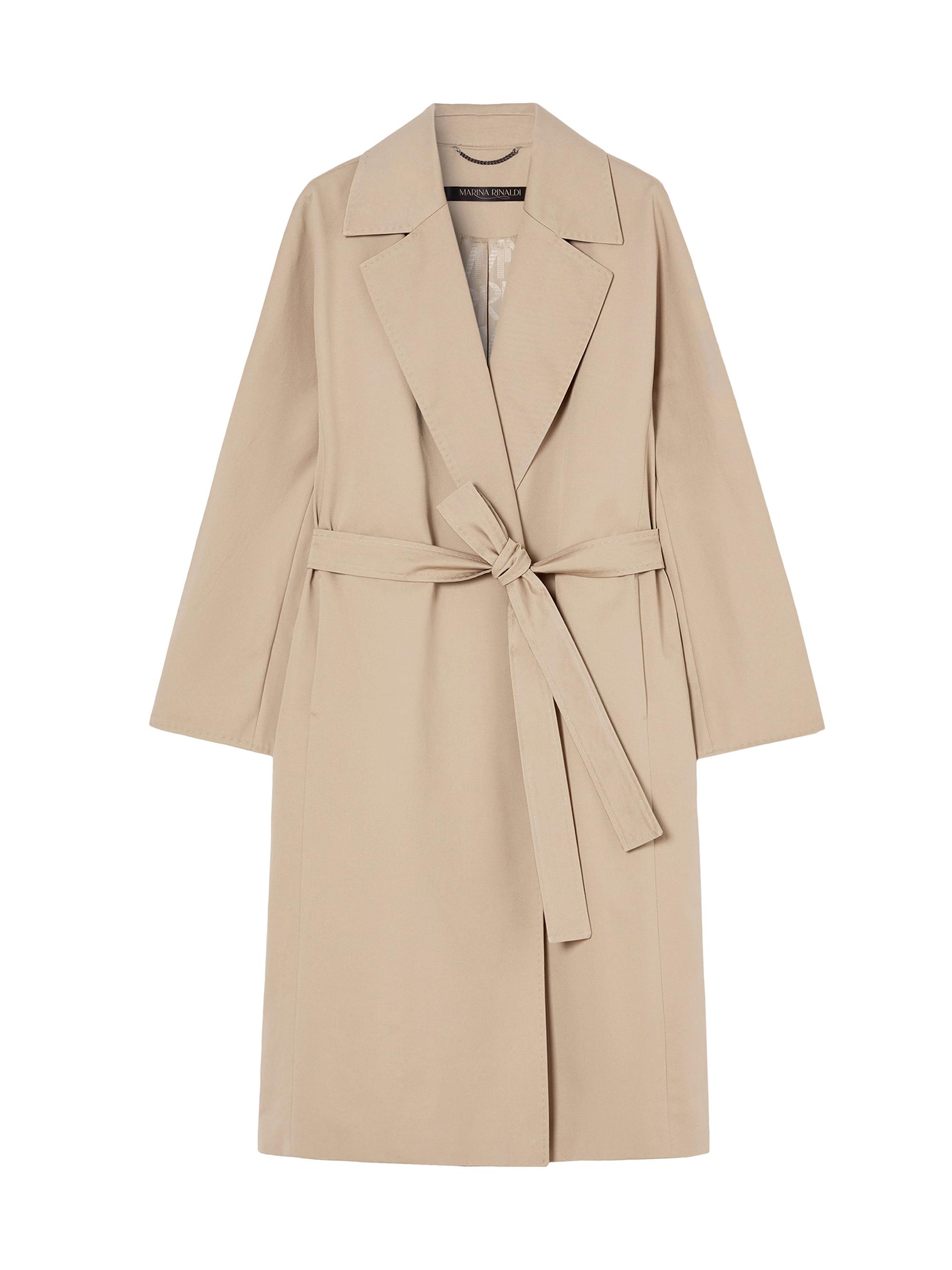 Marina Rinaldi Women's Cotton Gabardine Raincoat - Hazelnut Brown