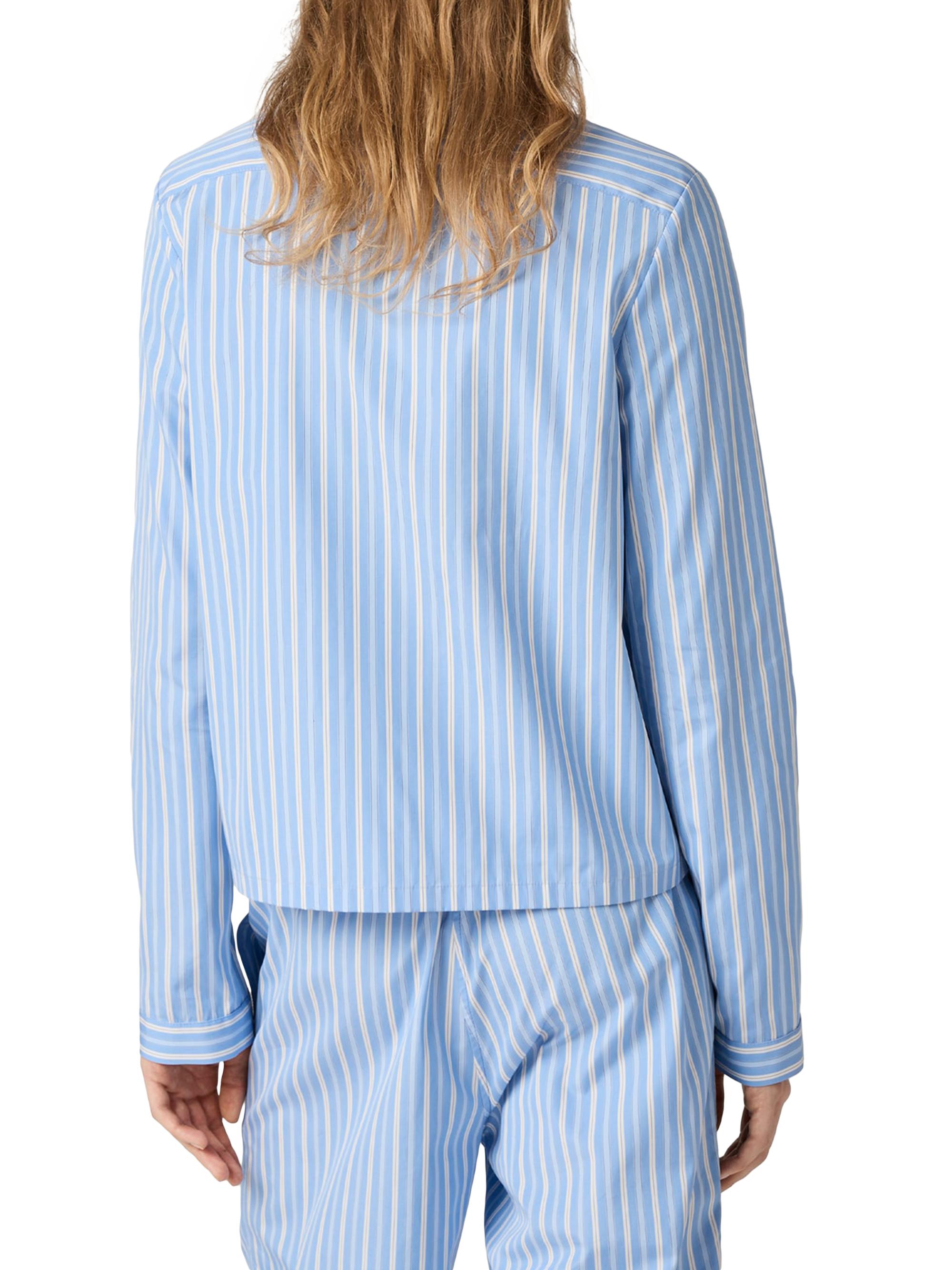 Miu Miu Striped Poplin Pajama Shirt | Saks Fifth Avenue