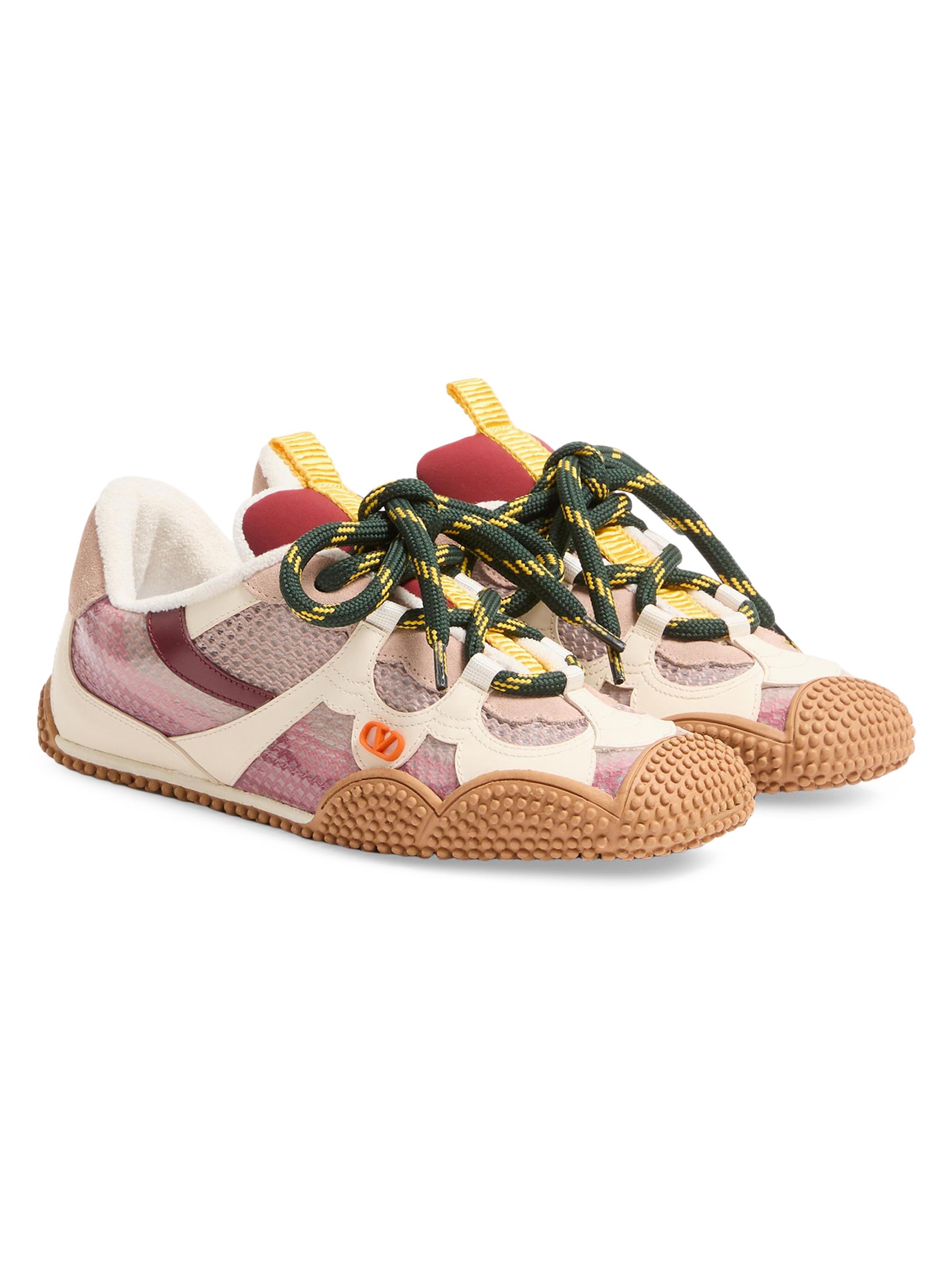 Valentino Garavani Amphibia Sneakers in Rubberized Calfskin | Saks