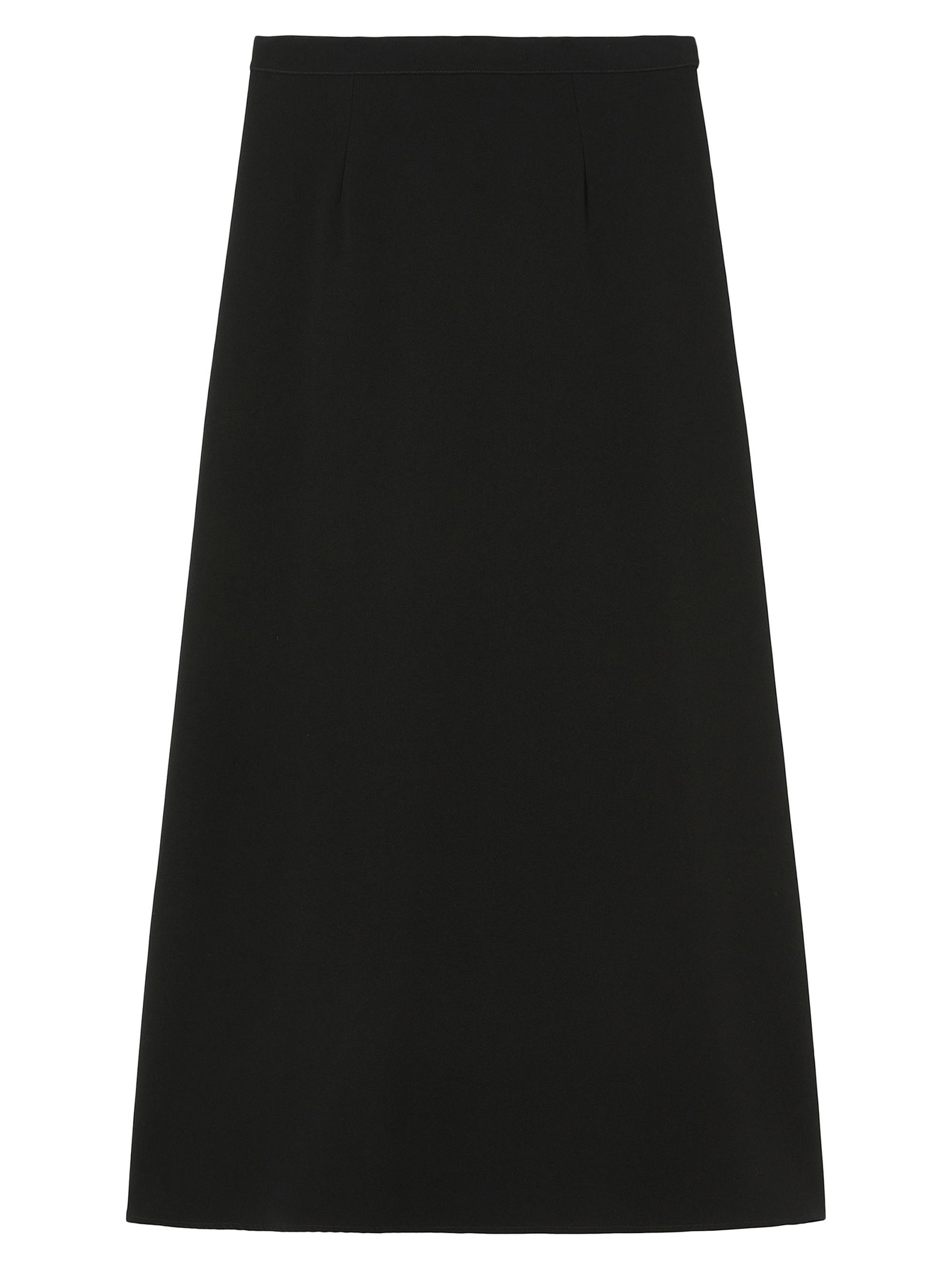 Marina Rinaldi Women's Long Cady Skirt - Black