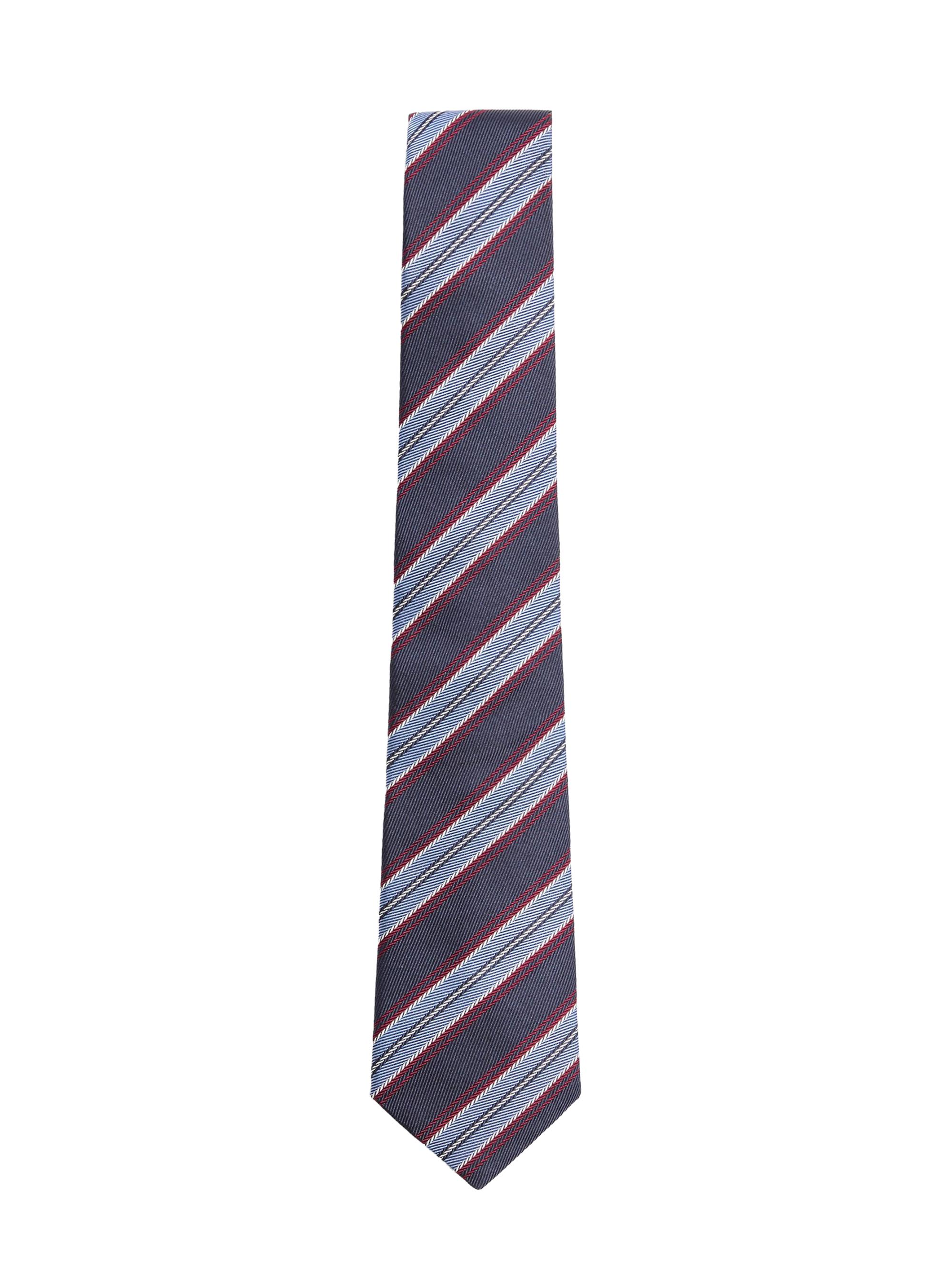 Valentino Garavani Men's Valentie Jacquard Regimental Silk Tie - Multicolored