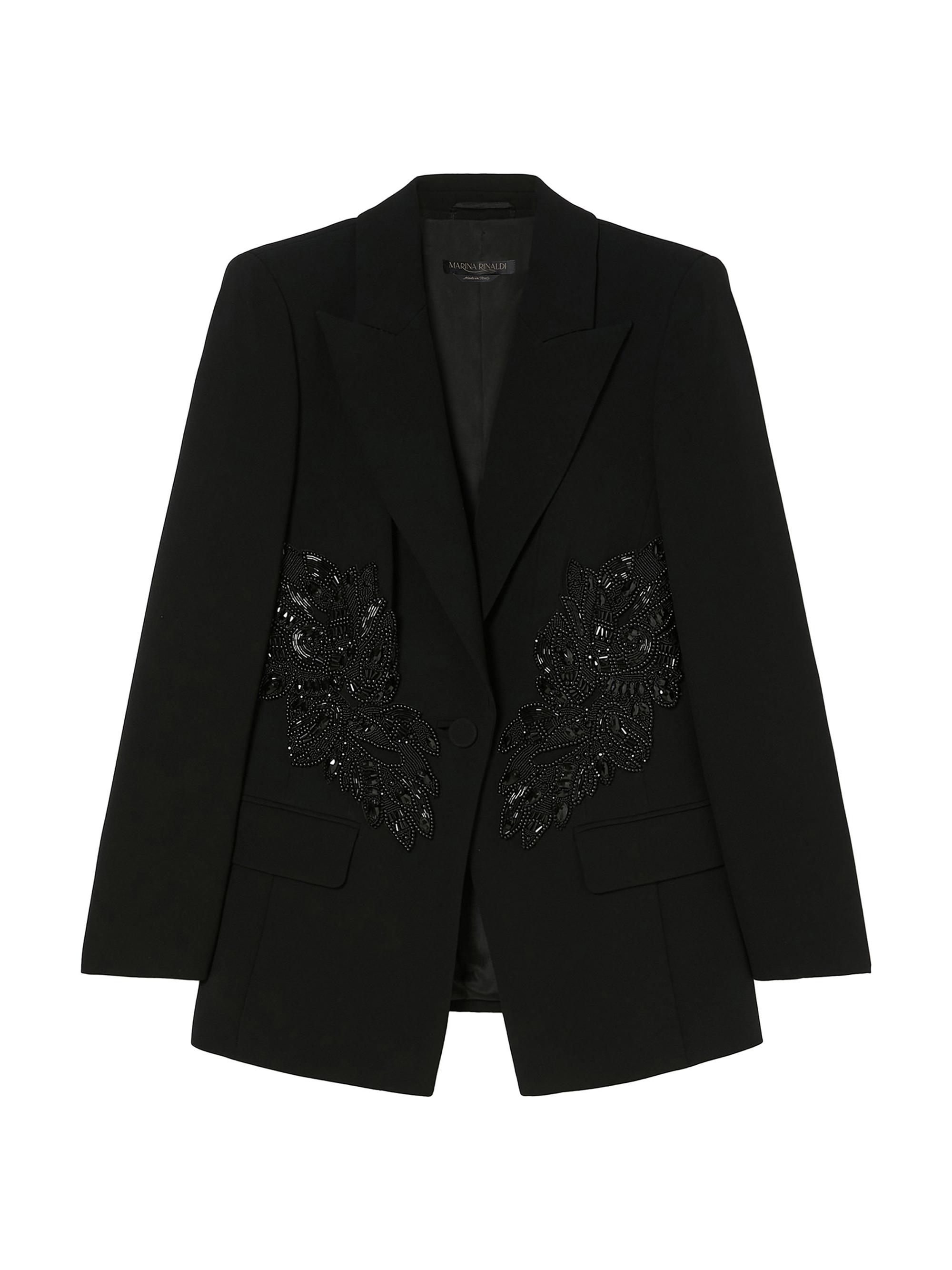 Marina Rinaldi Single Breasted Cady Blazer Jacket | Saks Fifth Avenue