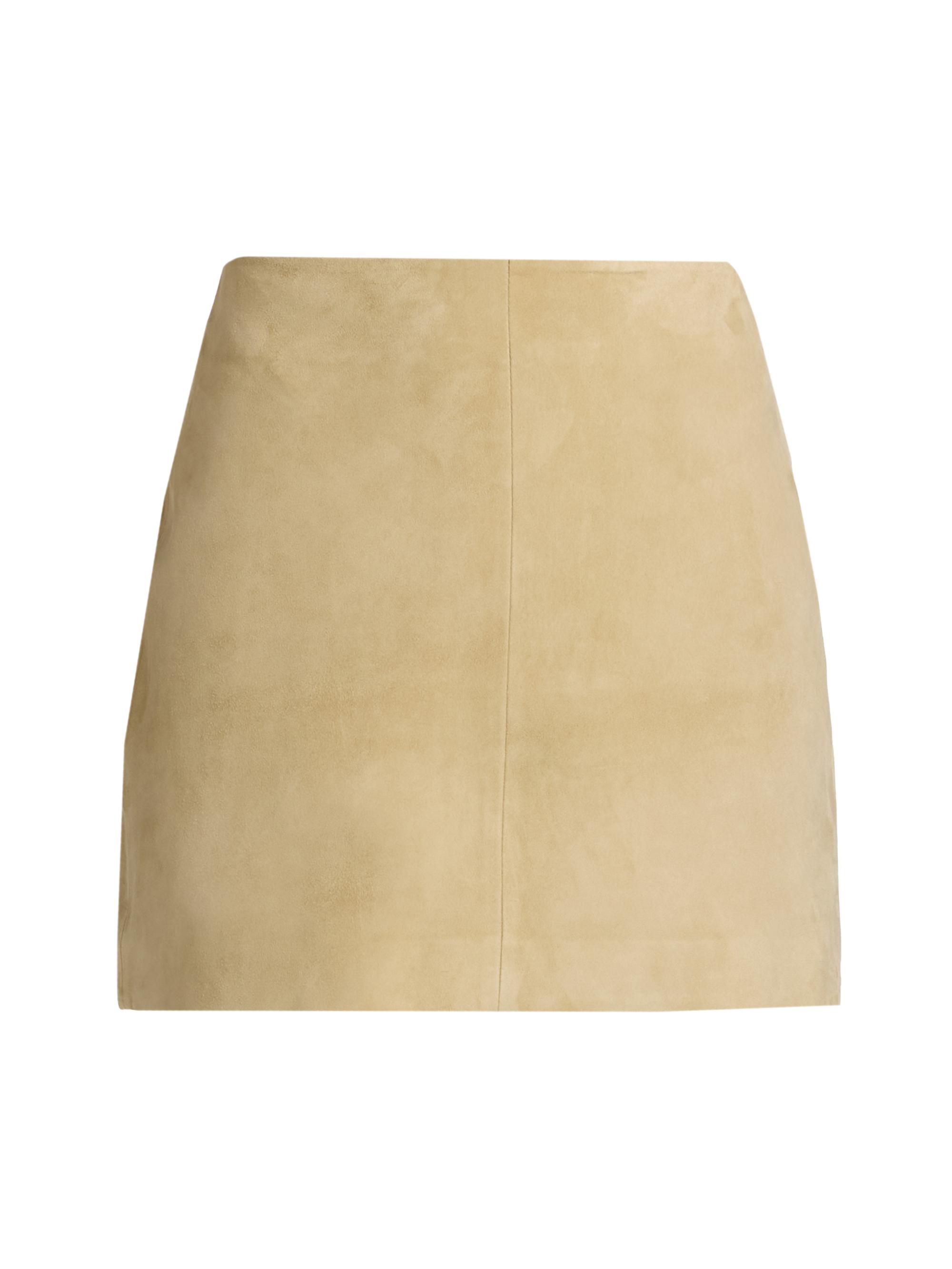 Arma Women's Melody Suede Miniskirt - Gravel