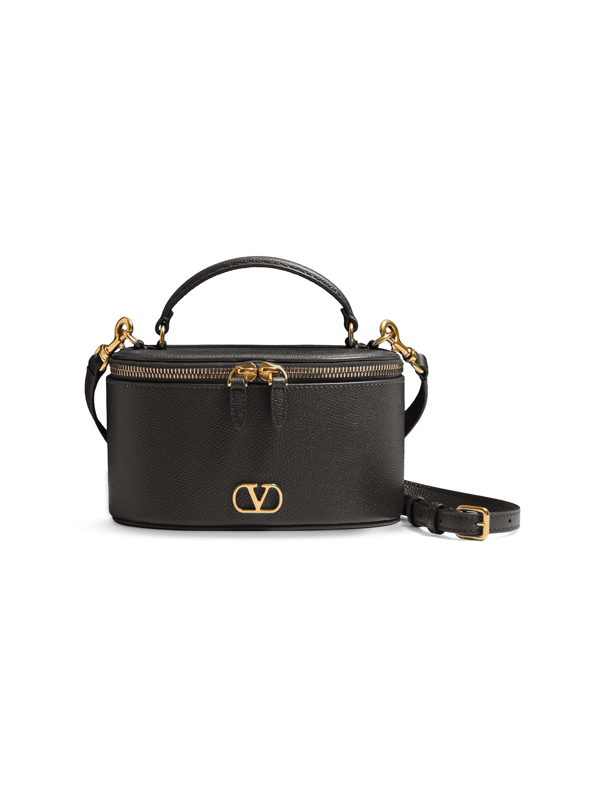 Valentino Garavani VLogo Signature Mini Vanity Bag in Grainy