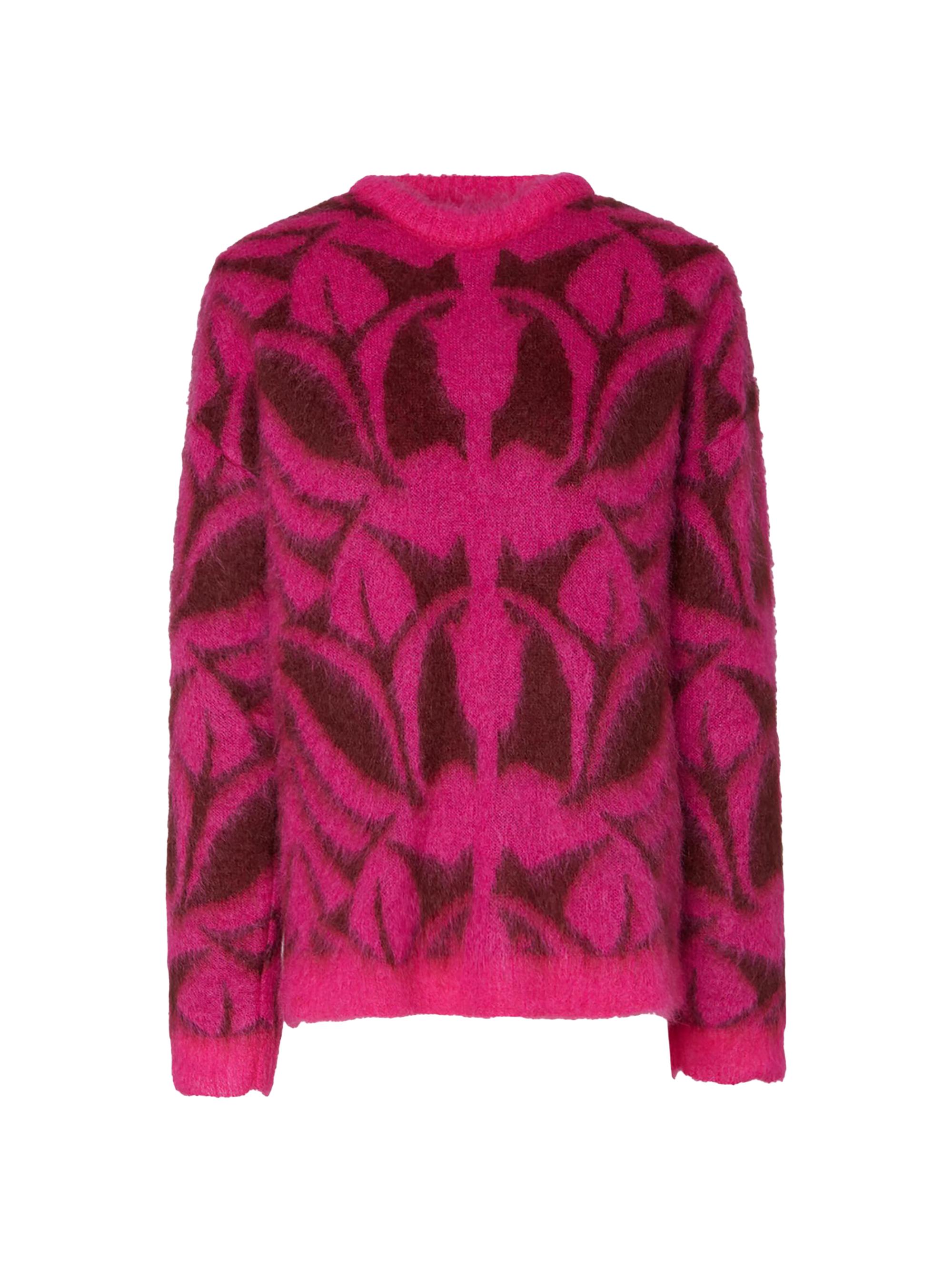 La DoubleJ Women's Camden Jumper - Bordeaux Fuchsia