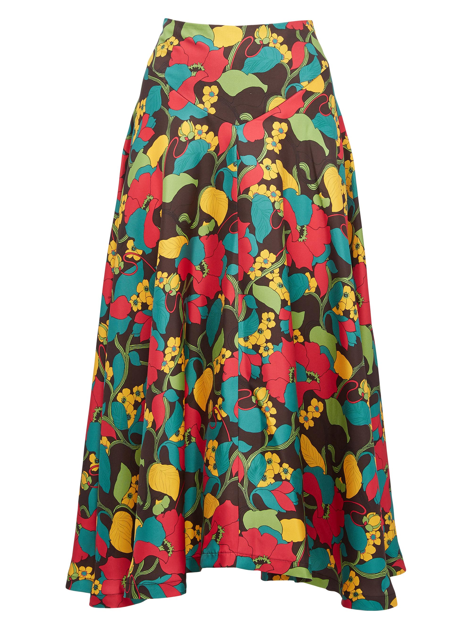 La DoubleJ Women's Milano Skirt - Vines Brown