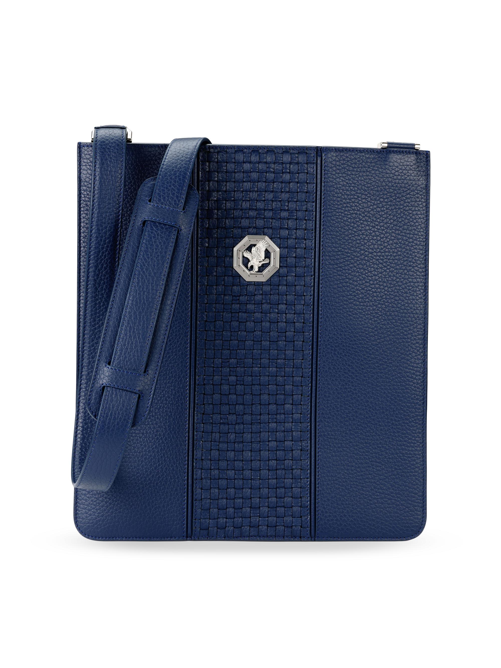 Stefano Ricci Men's Sophisticated Shoulder Bag - Blue