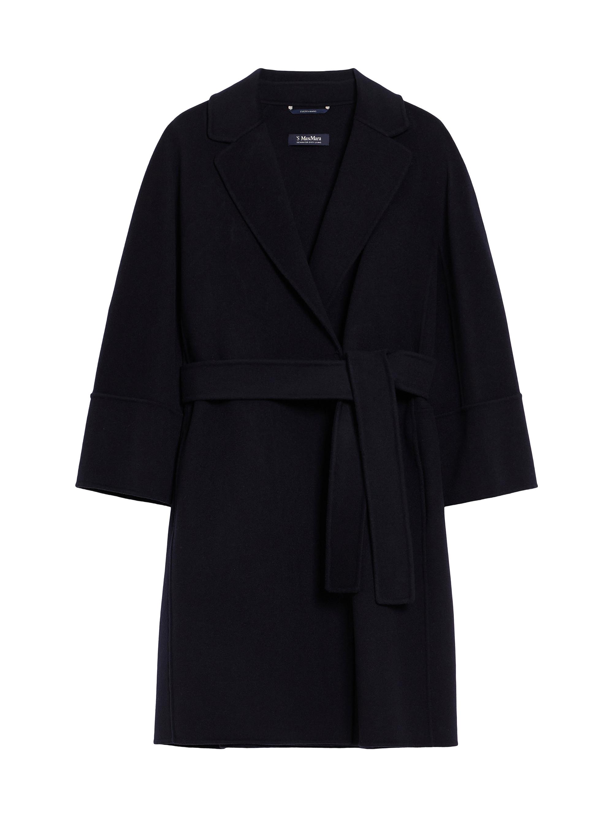 Max Mara Women's Short Double Faced Wool Coat - Midnightblue