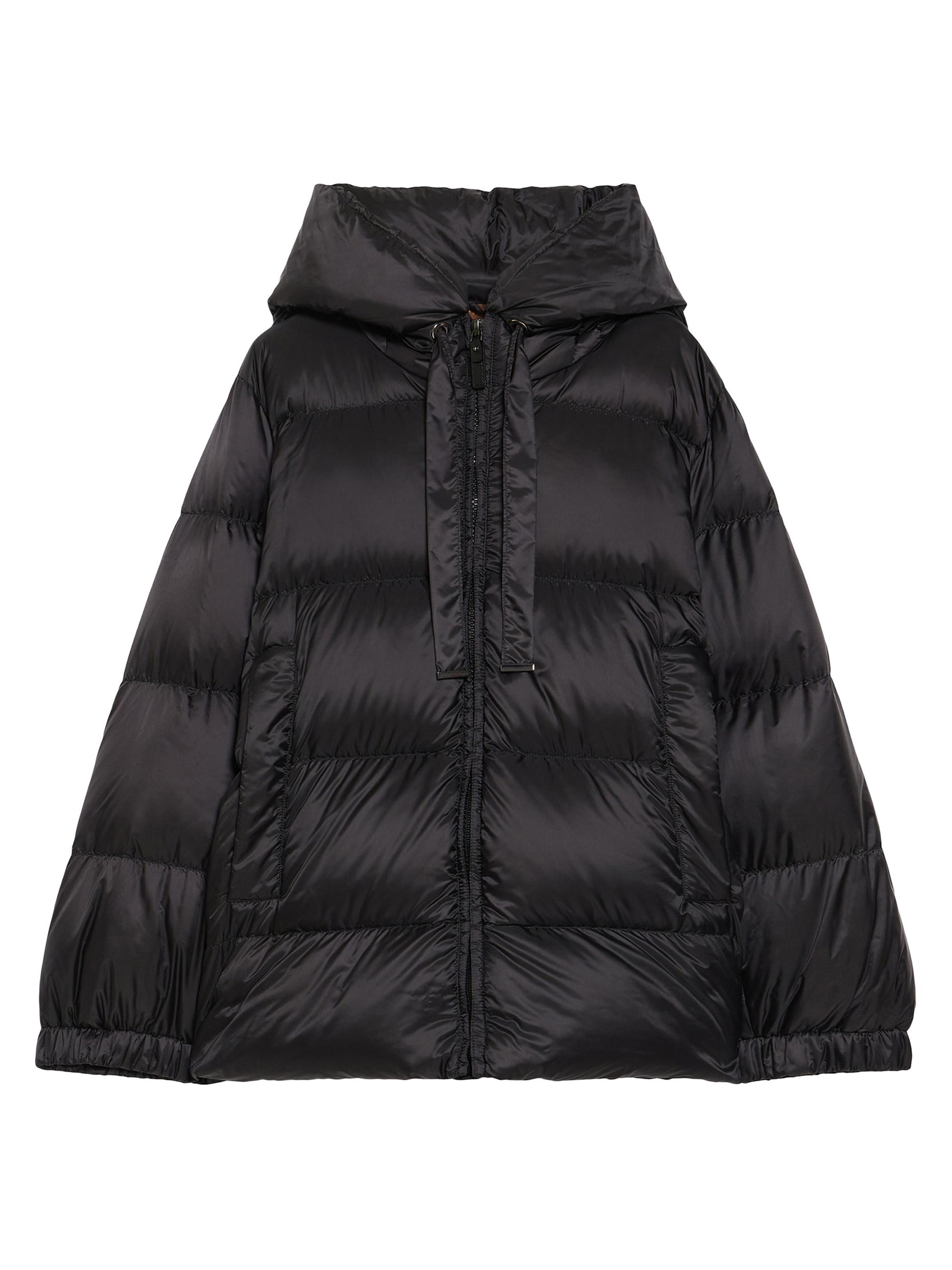 Max Mara Women's Down Jacket in Water Repellent Canvas - Black