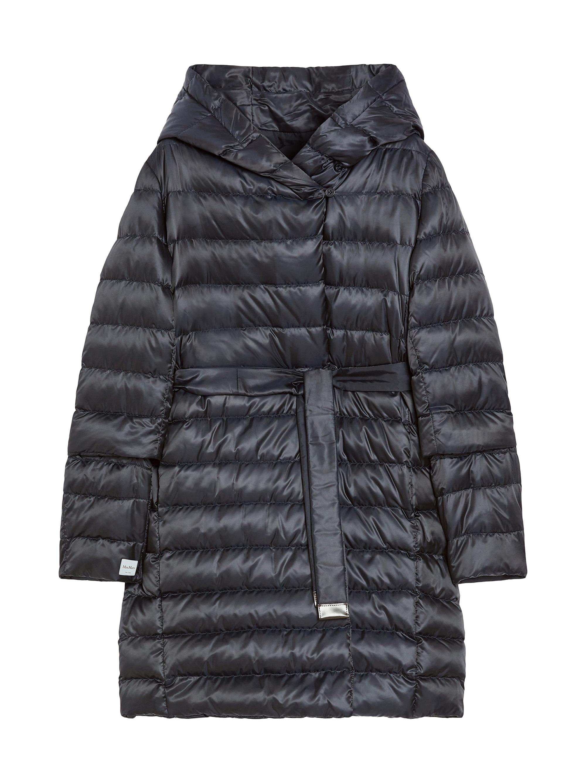 Max Mara Women's Reversible Down Jacket in Water Repellent Satin - Midnightblue