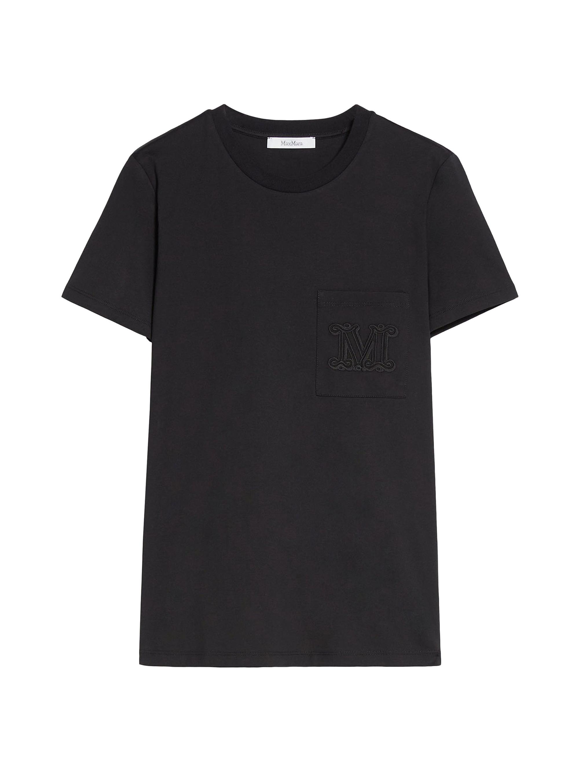 Max Mara Women's Cotton Jersey T Shirt - Black