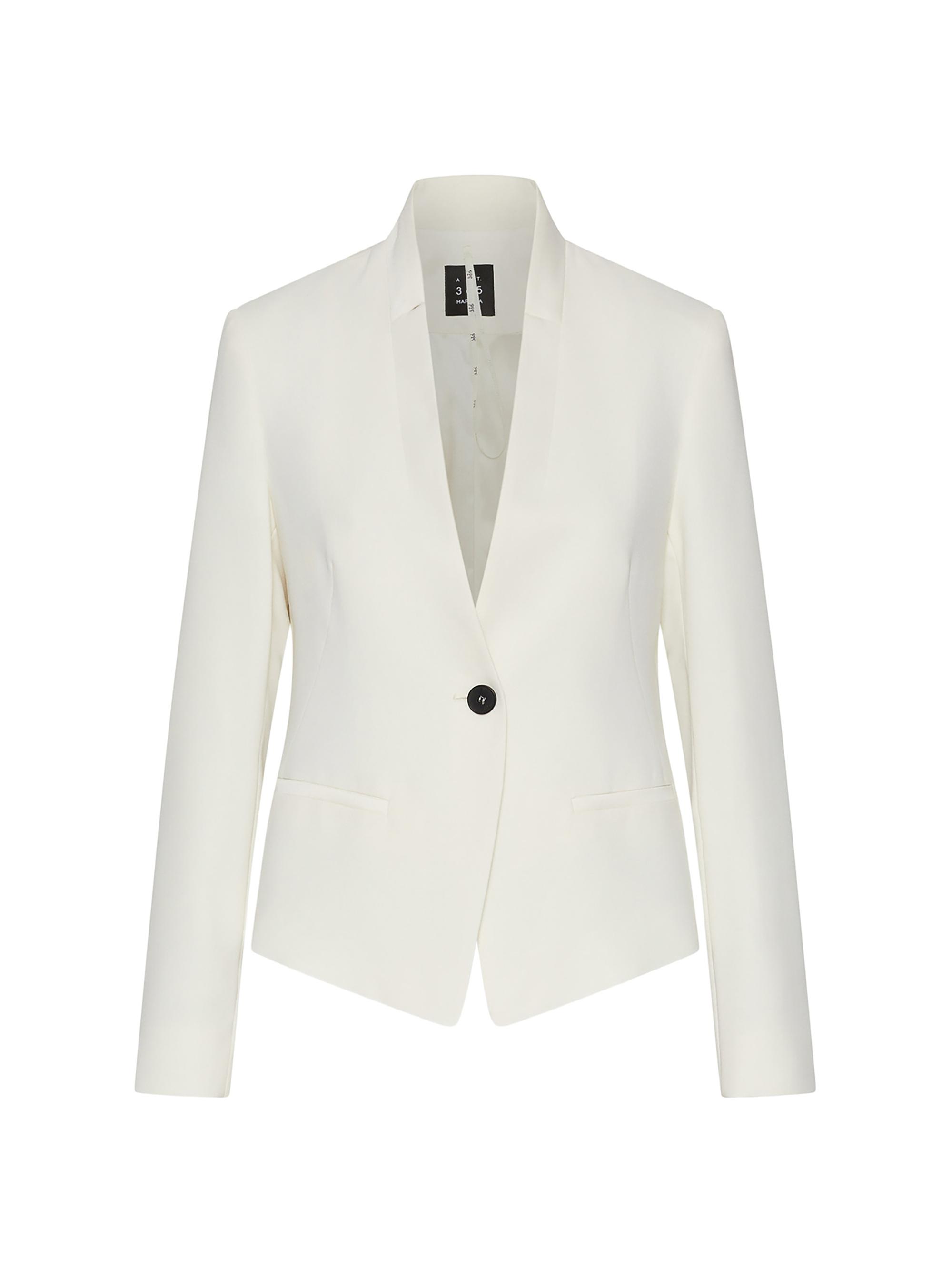 Marella Women's Envers Satin Jacket - Wool White