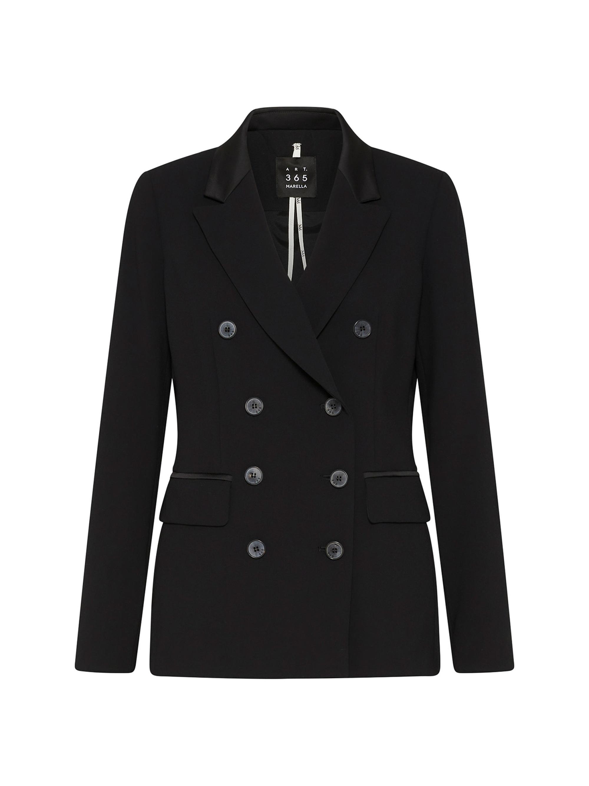 Marella Women's Double Breasted Jacket - Black