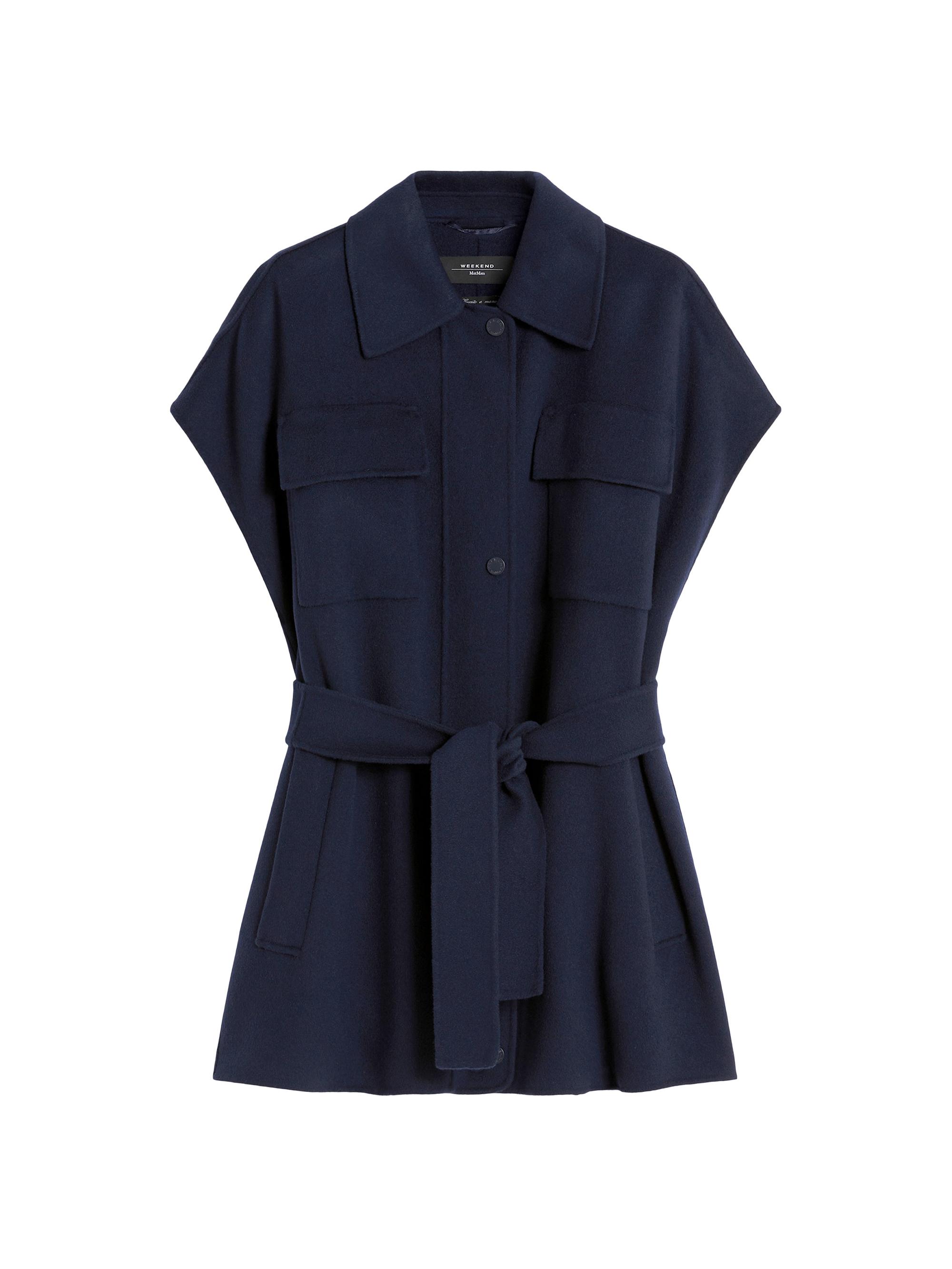 Weekend Max Mara Women's Wool Blend Fabric Jacket - Navy
