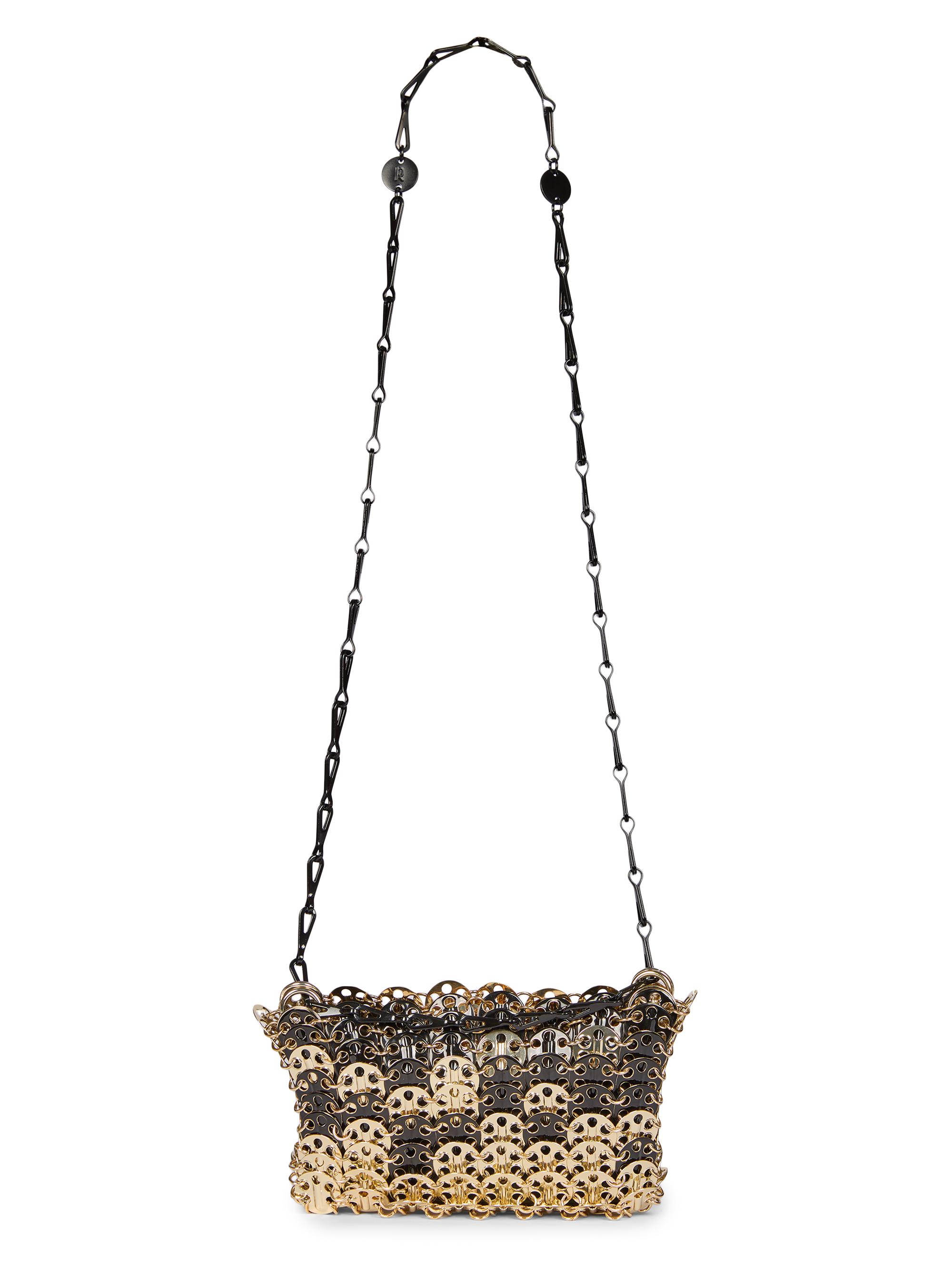 Rabanne Women's Iconic Nano 1969 Shoulder Bag - Black Light Gold