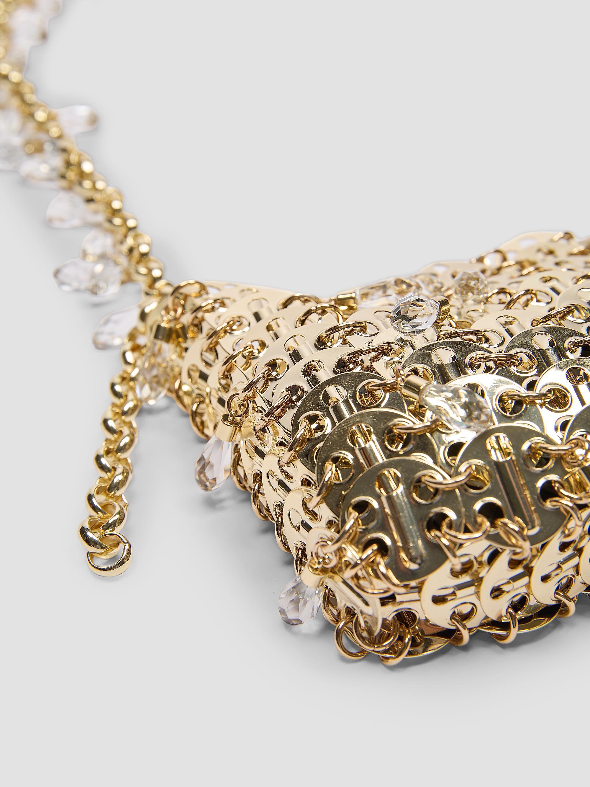 Rabanne Metal & Rhinestone Disc Shoulder Bag | Saks Fifth Avenue