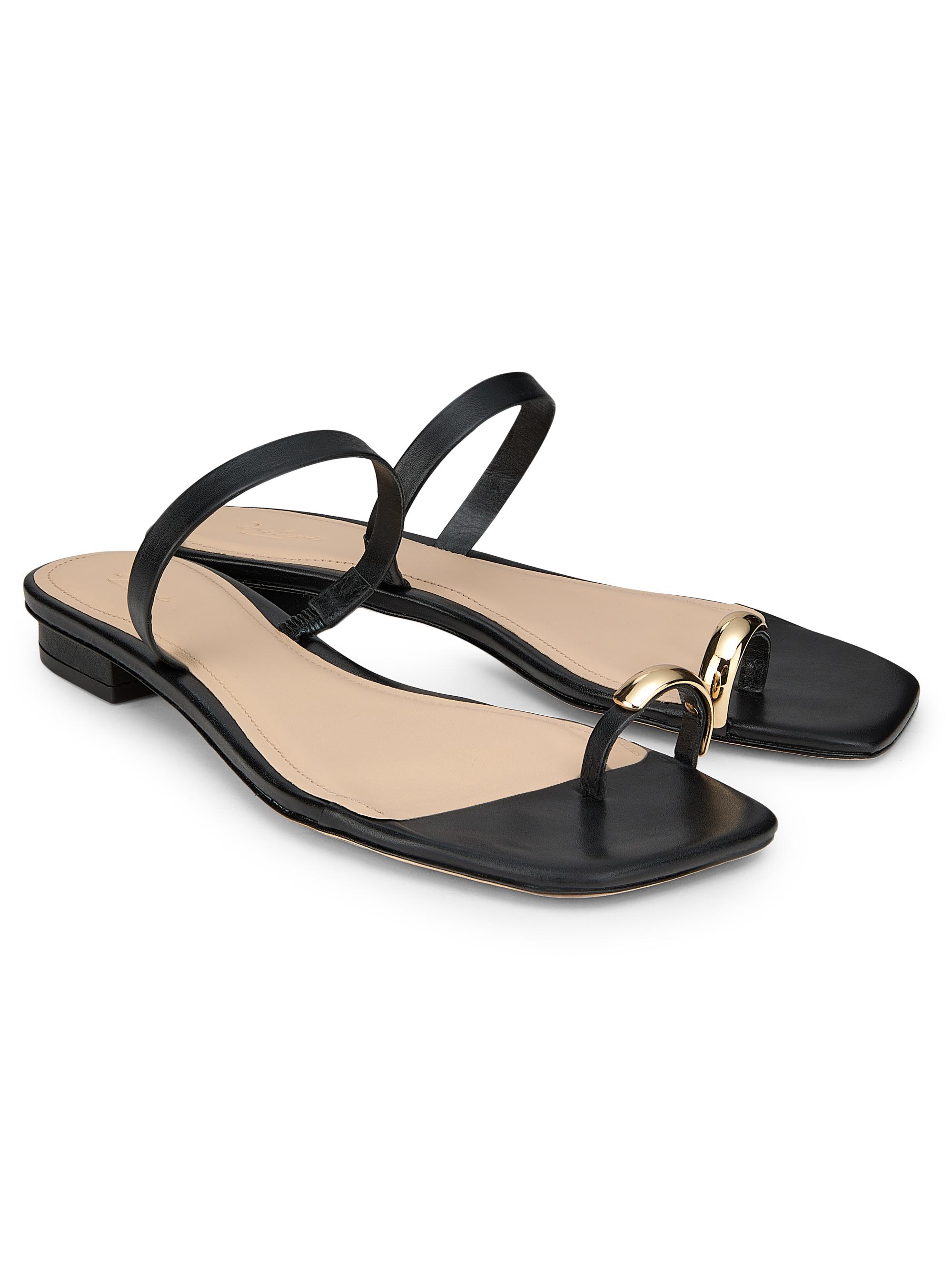 22élevé Leather Toe Ring Sandals | Saks Fifth Avenue