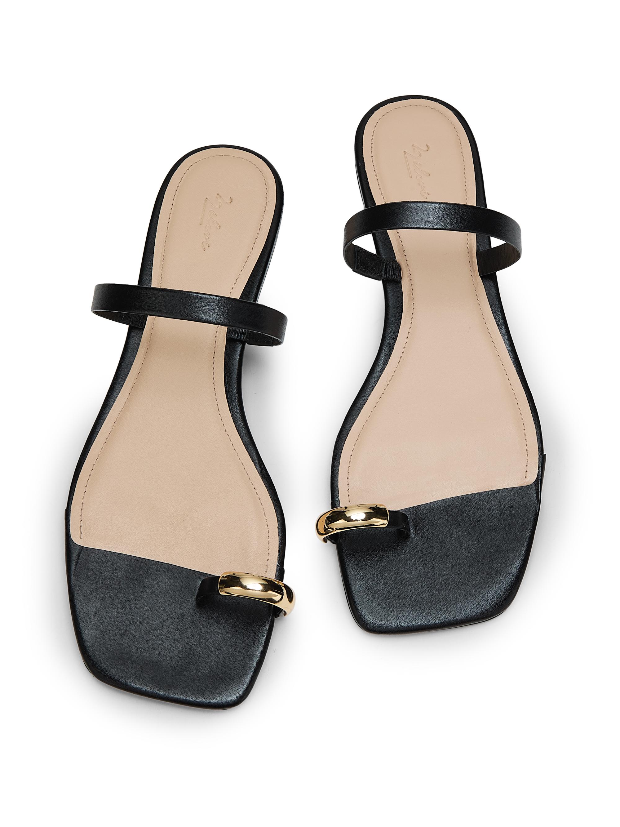 22élevé Leather Toe Ring Sandals | Saks Fifth Avenue