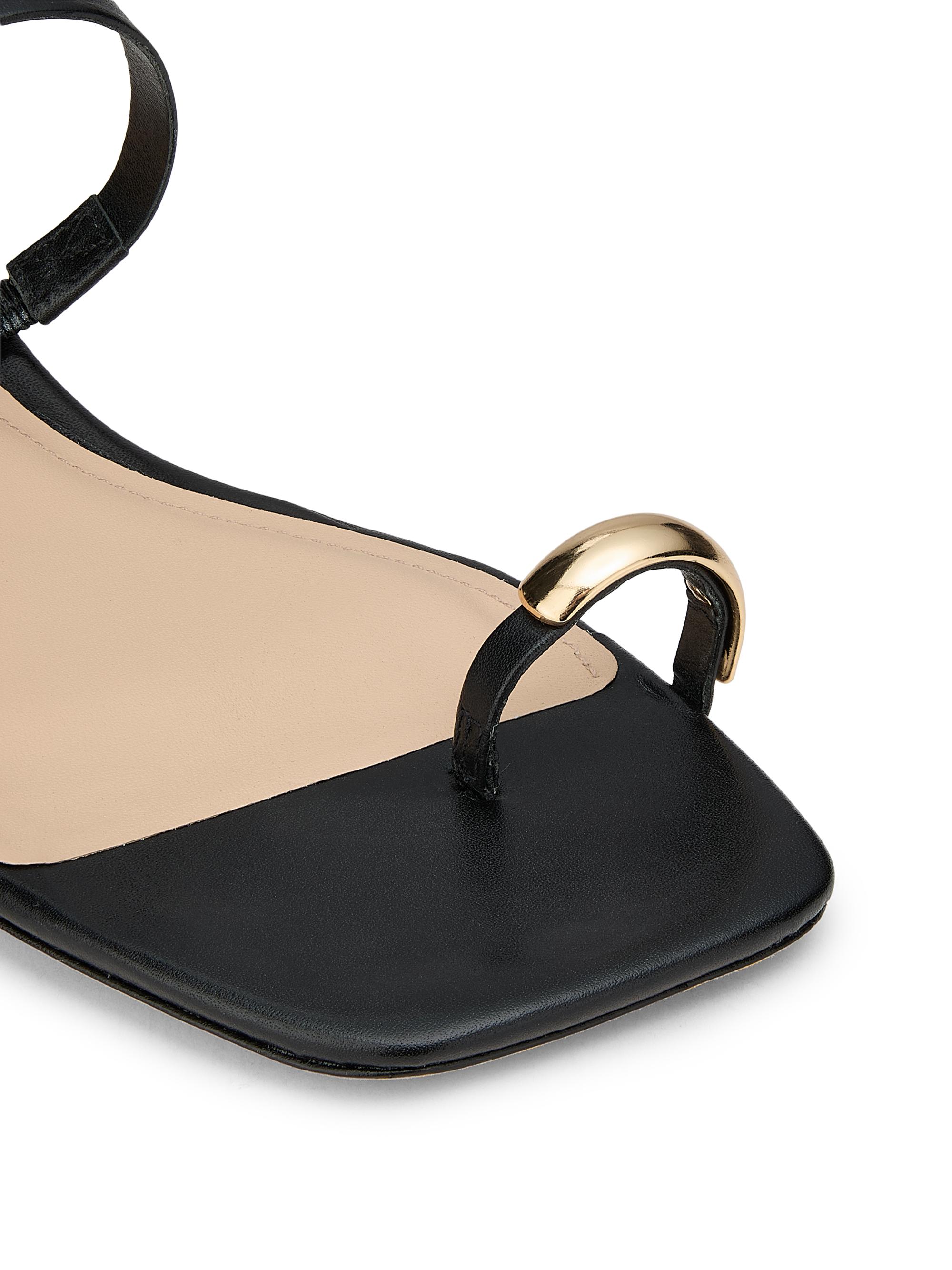 22élevé Leather Toe Ring Sandals | Saks Fifth Avenue