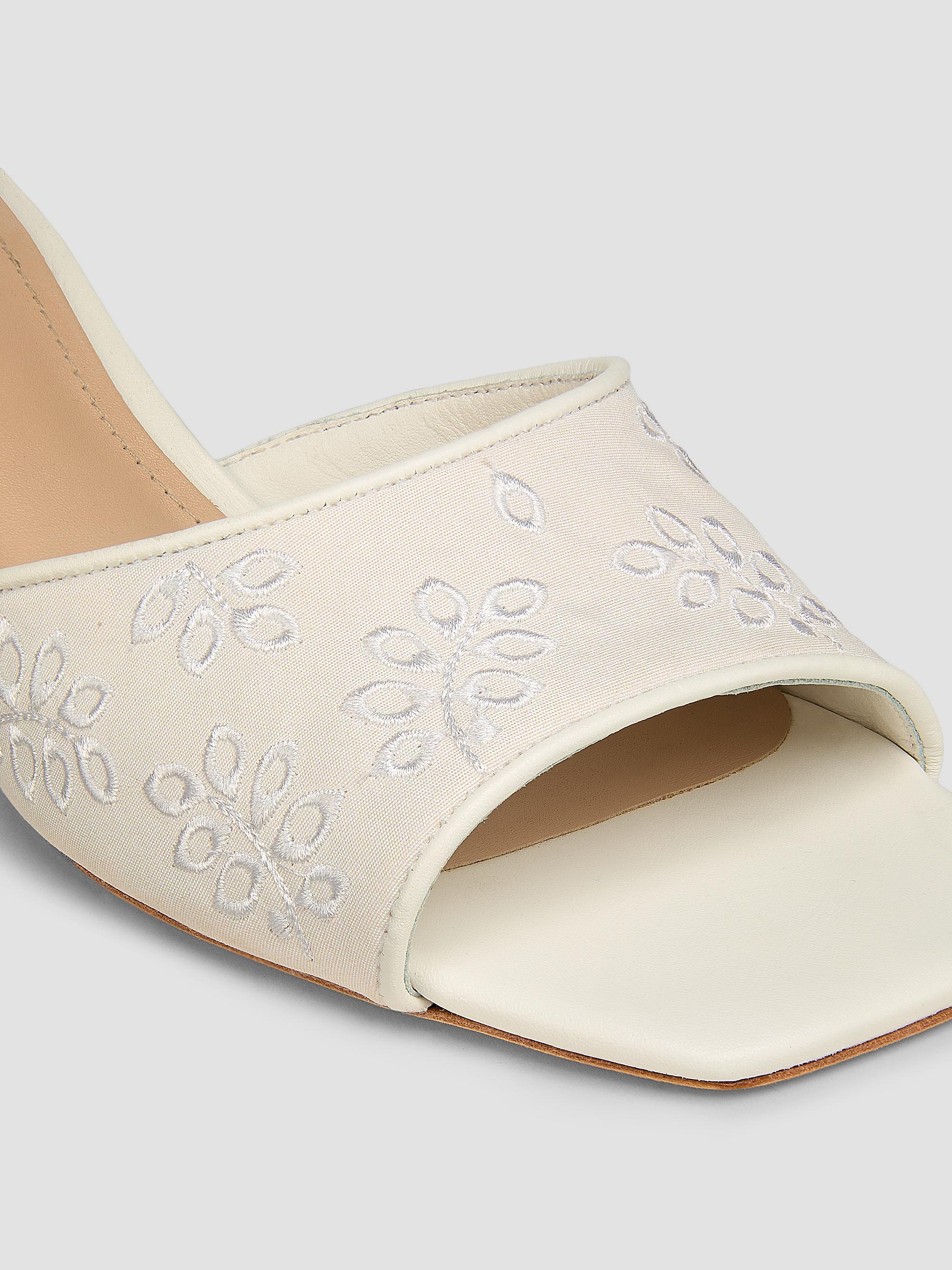 22élevé 55MM Eyelet-Embroidered Mules | Saks Fifth Avenue