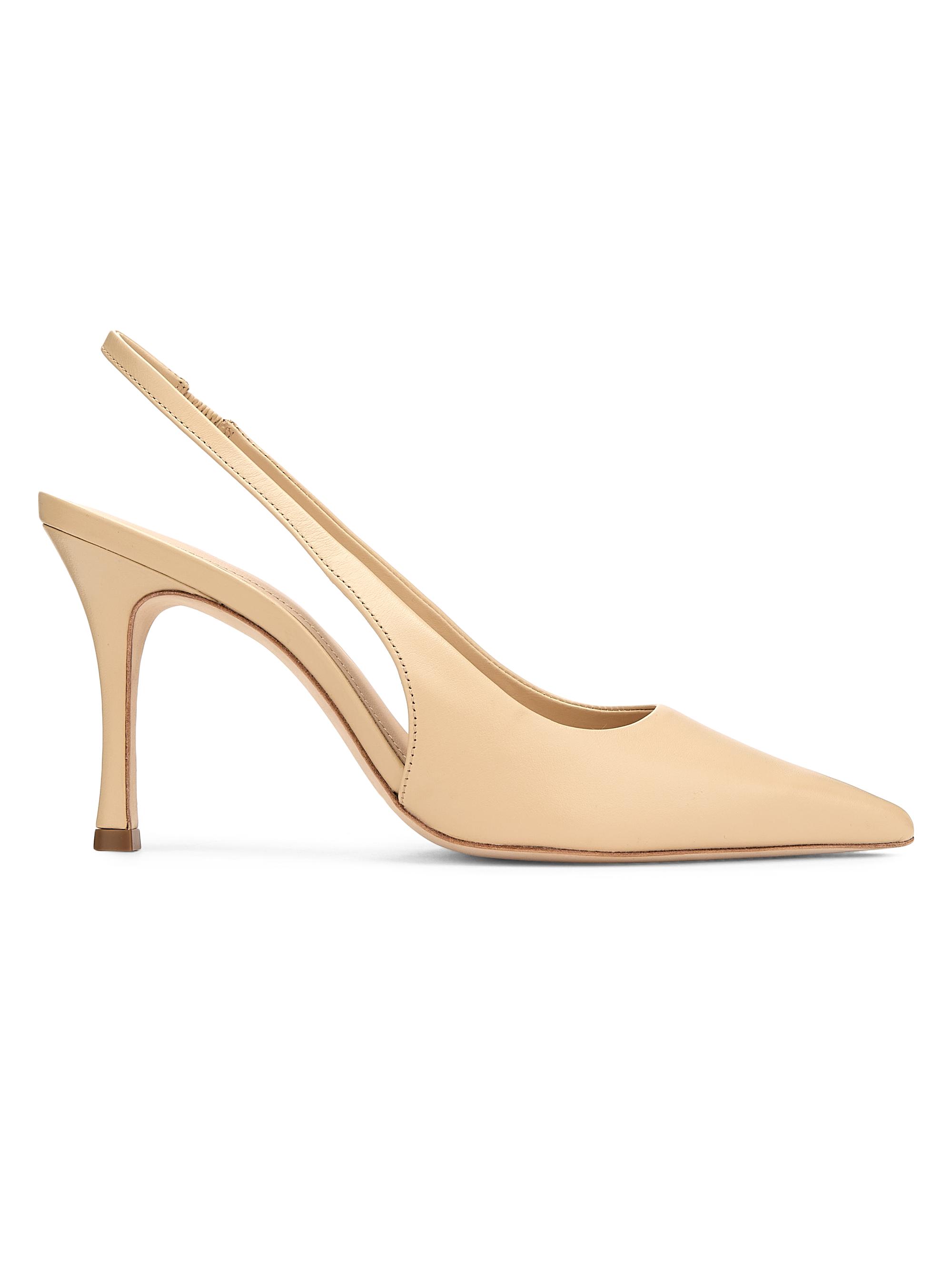 22élevé Women's 90MM Leather Slingback Pumps - Spumante Nappa | Thumbnail 7