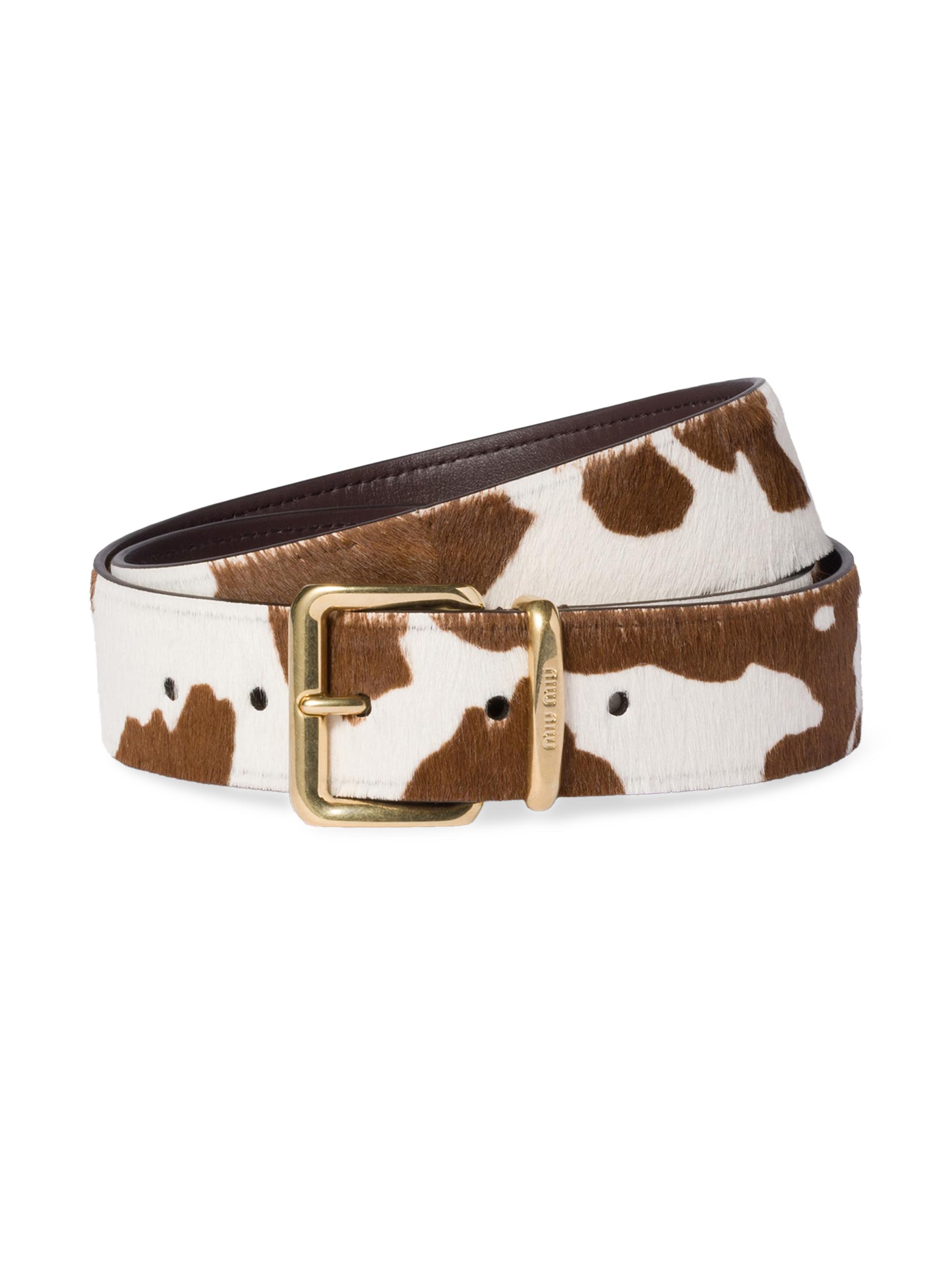 Miu Miu Leather Belt | Saks Fifth Avenue