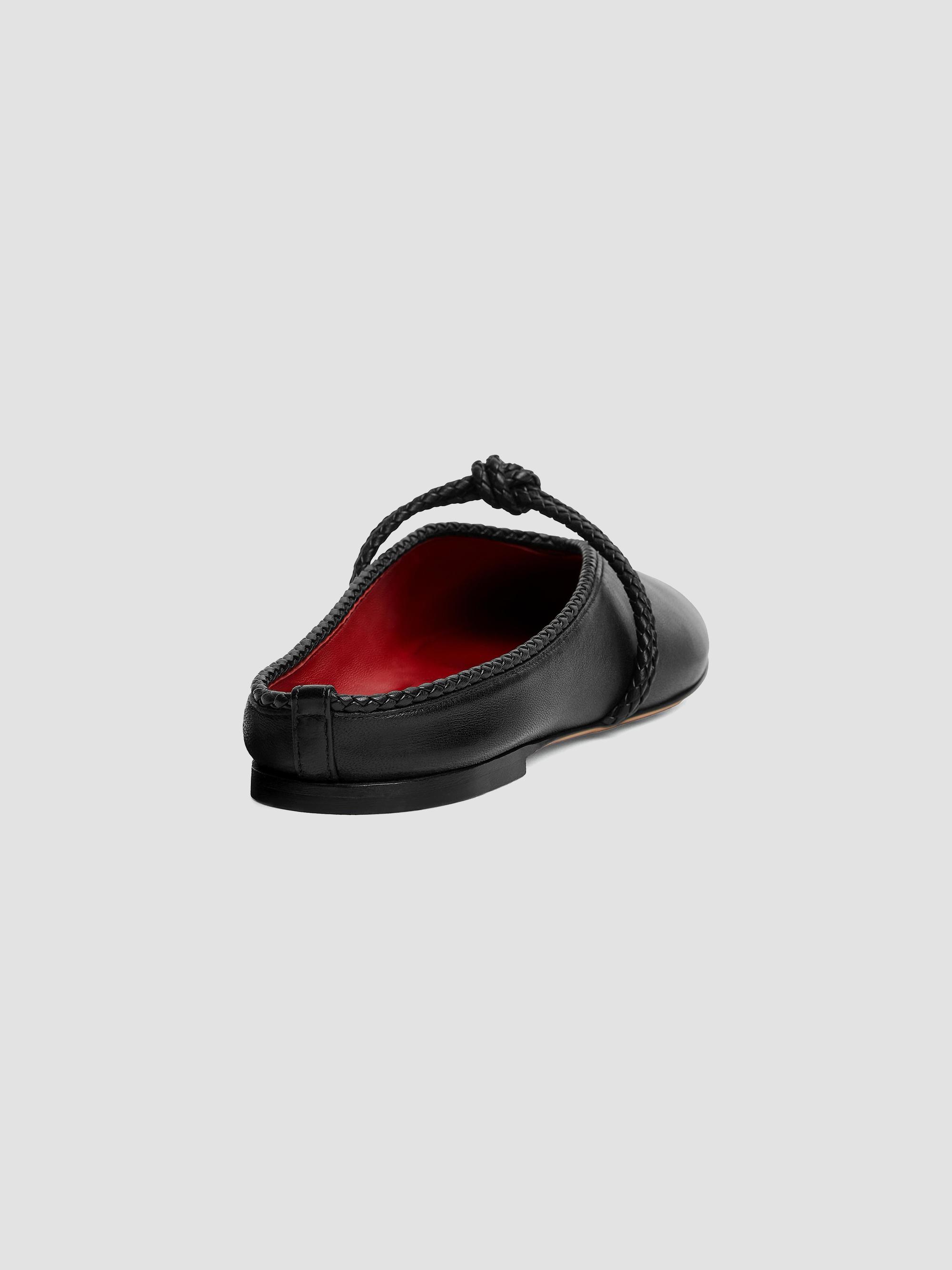 Bottega Veneta Lucia Leather Ballerina Mules | Saks Fifth Avenue
