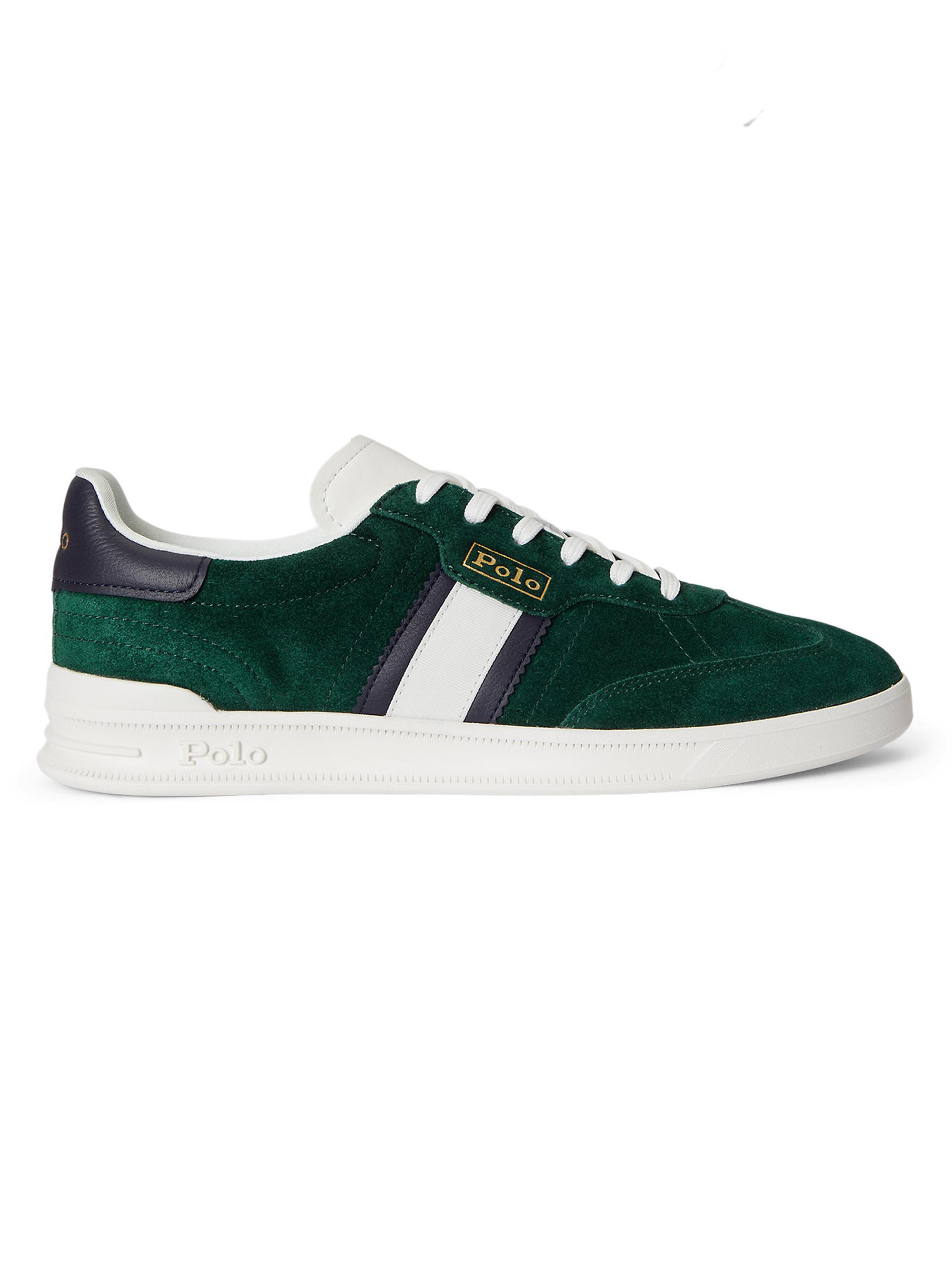 Polo Ralph Lauren Men's Suede Low-Top Sneakers - Forest Navy