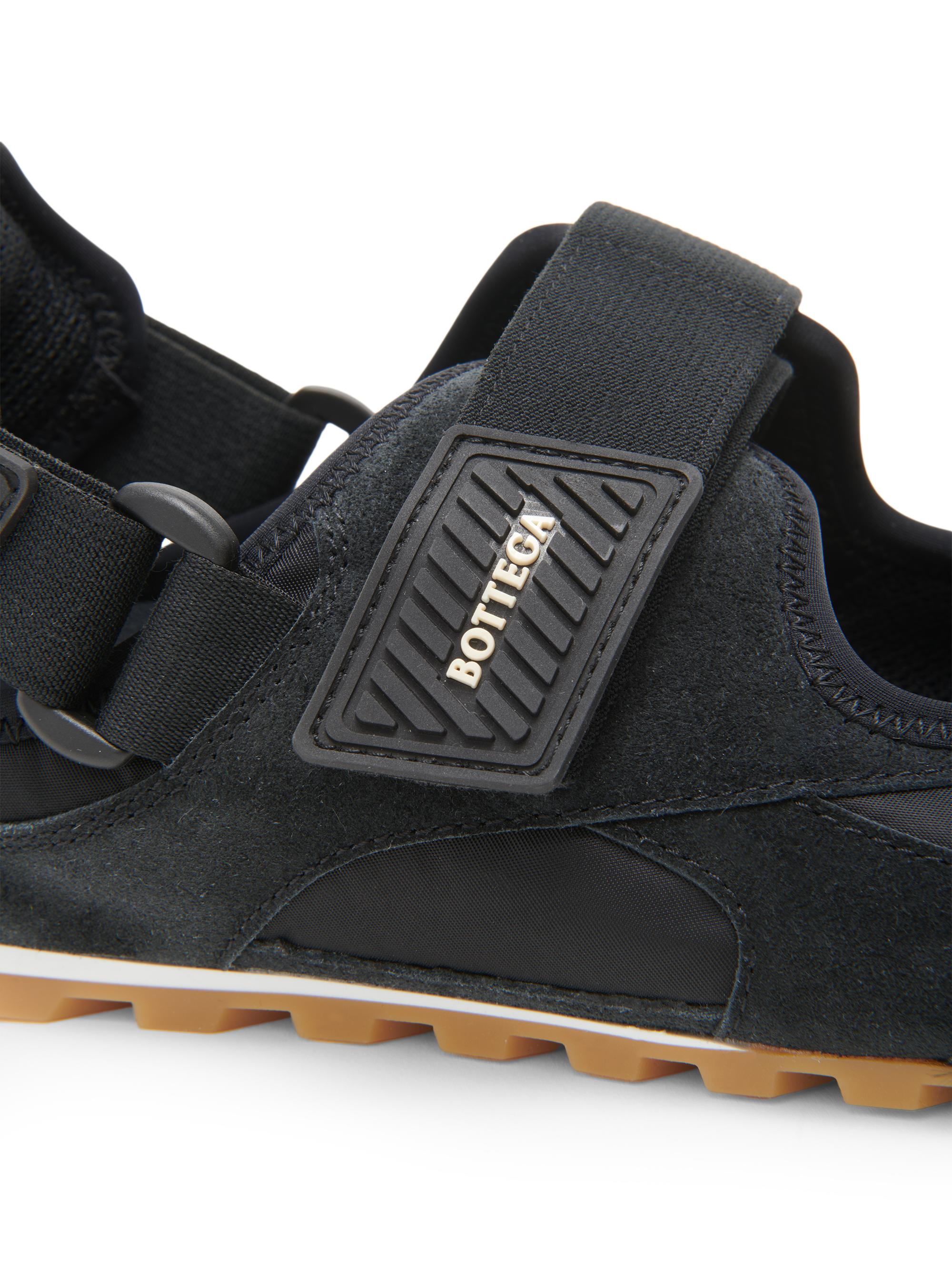 Bottega Veneta Orbit Flash Suede Mary Jane Sneakers | Saks Fifth