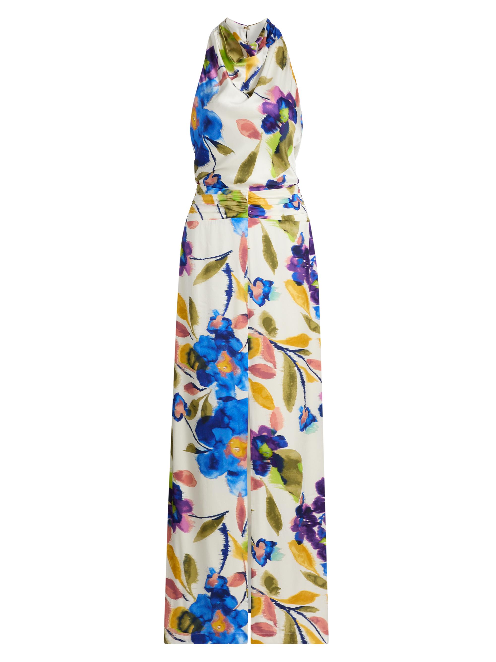 Ramy Brook Women's Charmayne Stretch-Silk Cowlneck Gown -  Floral Silk