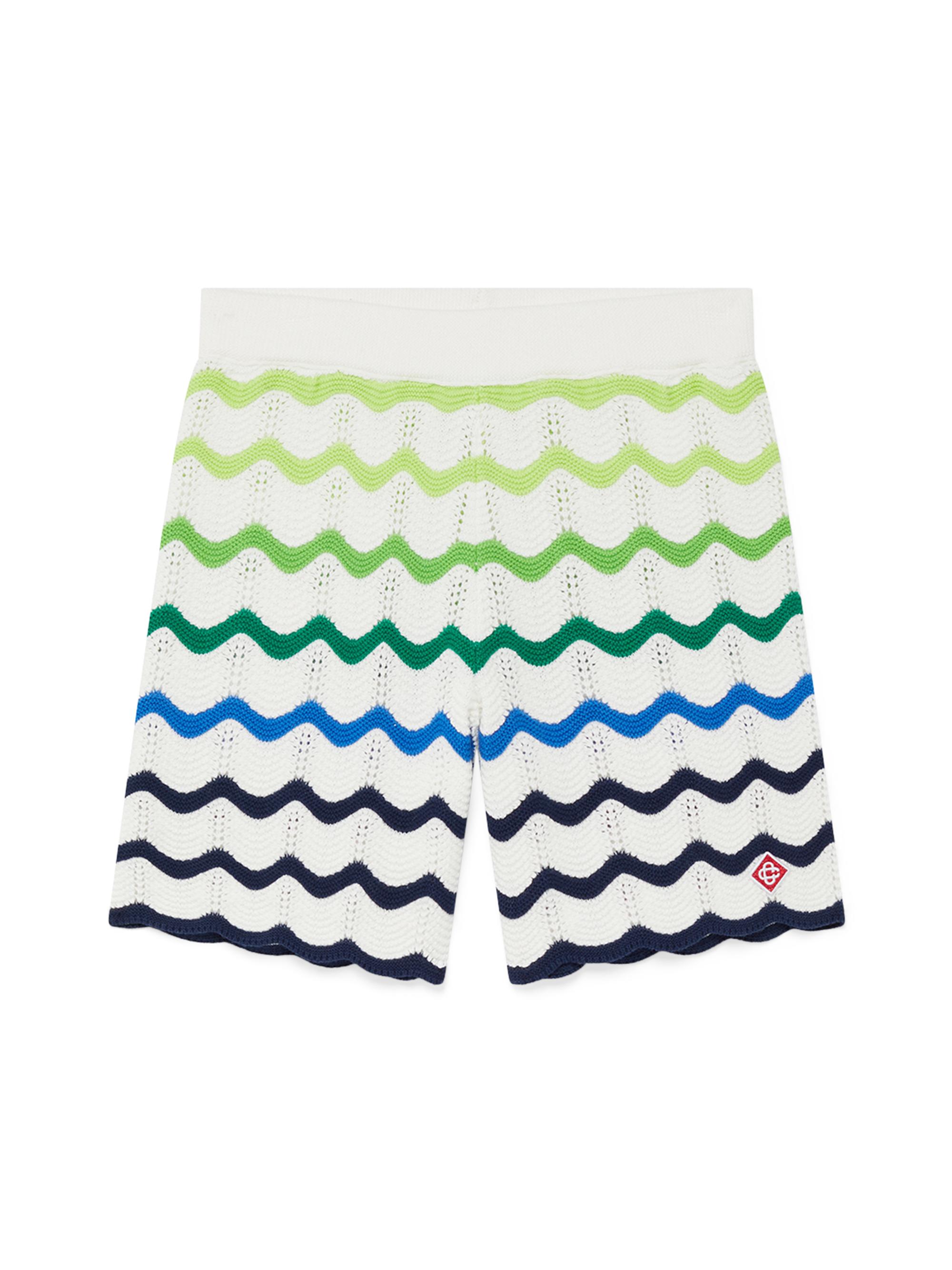 Casablanca Little Boy's & Boy's Wave Knit Shorts