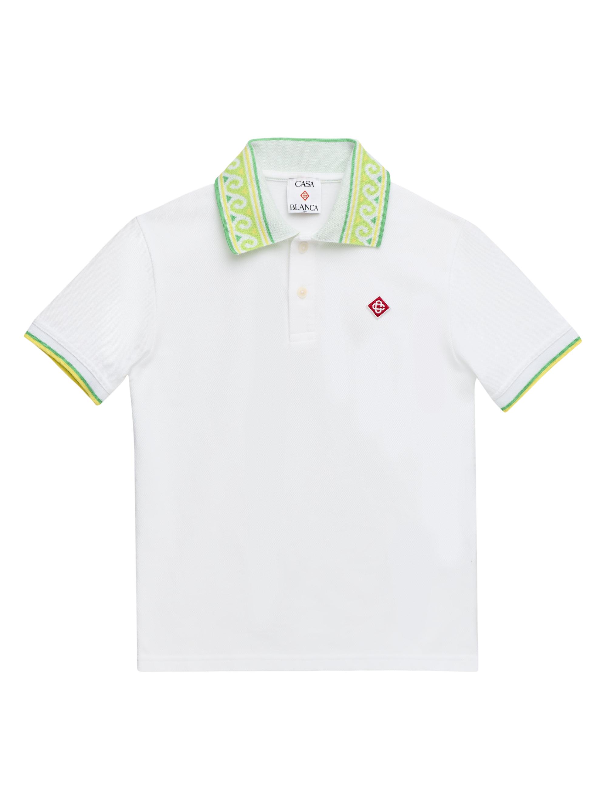 Casablanca Little Kid's & Kid's Laurel Polo Shirt - White