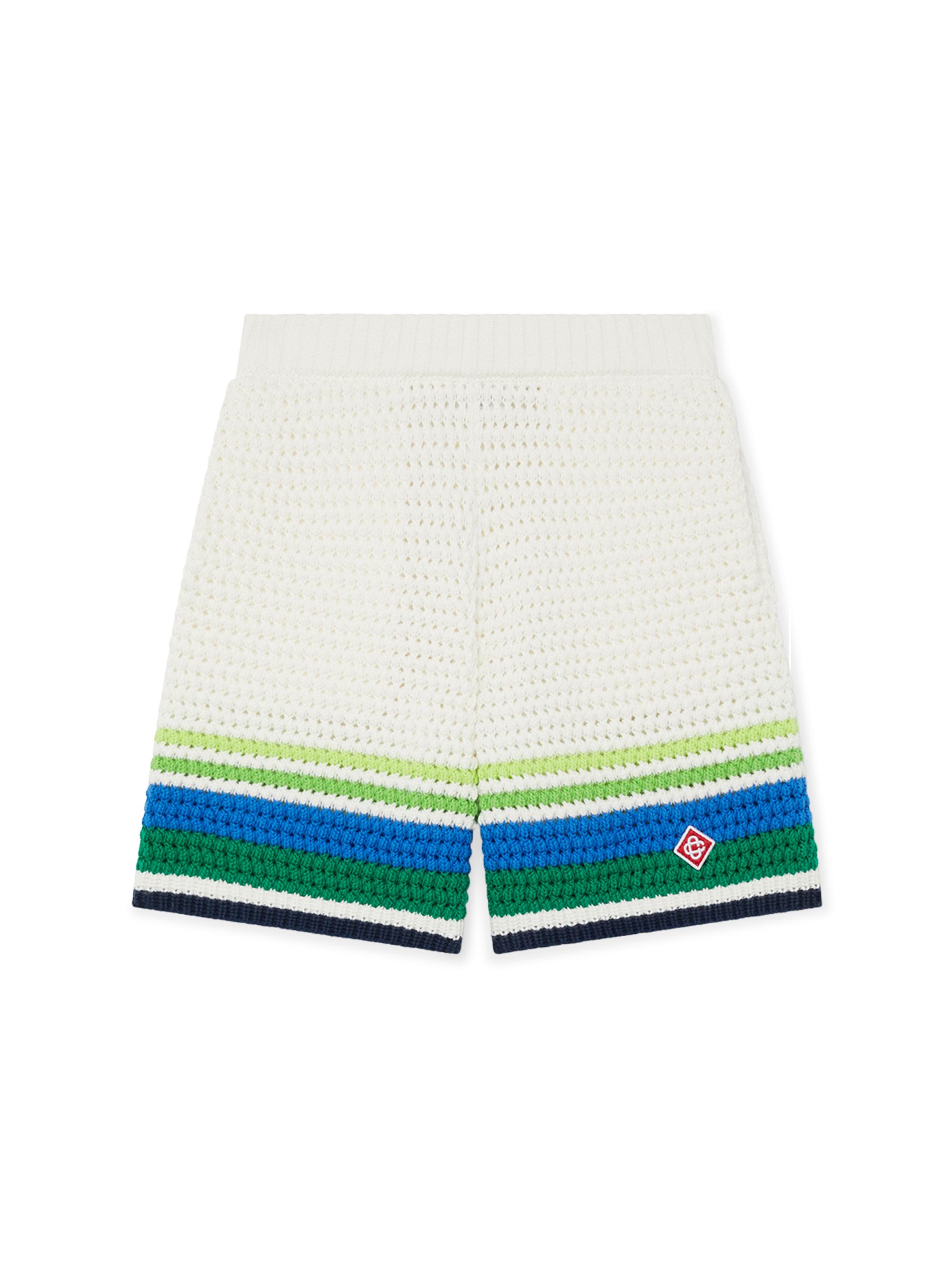 Casablanca Little Boy's & Boy's Striped Knit Shorts - Cotton