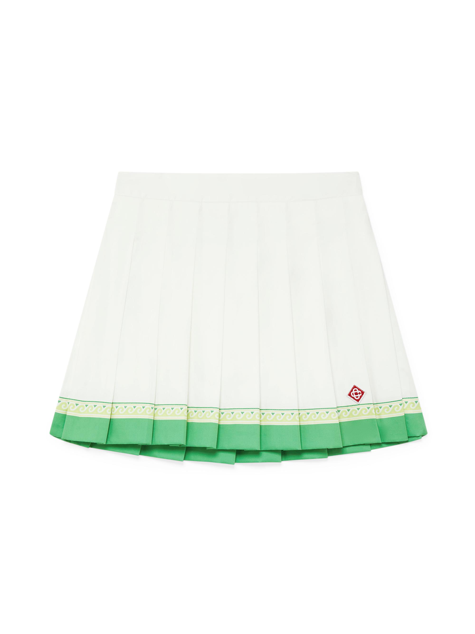 Casablanca Little Girl's & Girl's Pleated Printed Skirt - Cotton