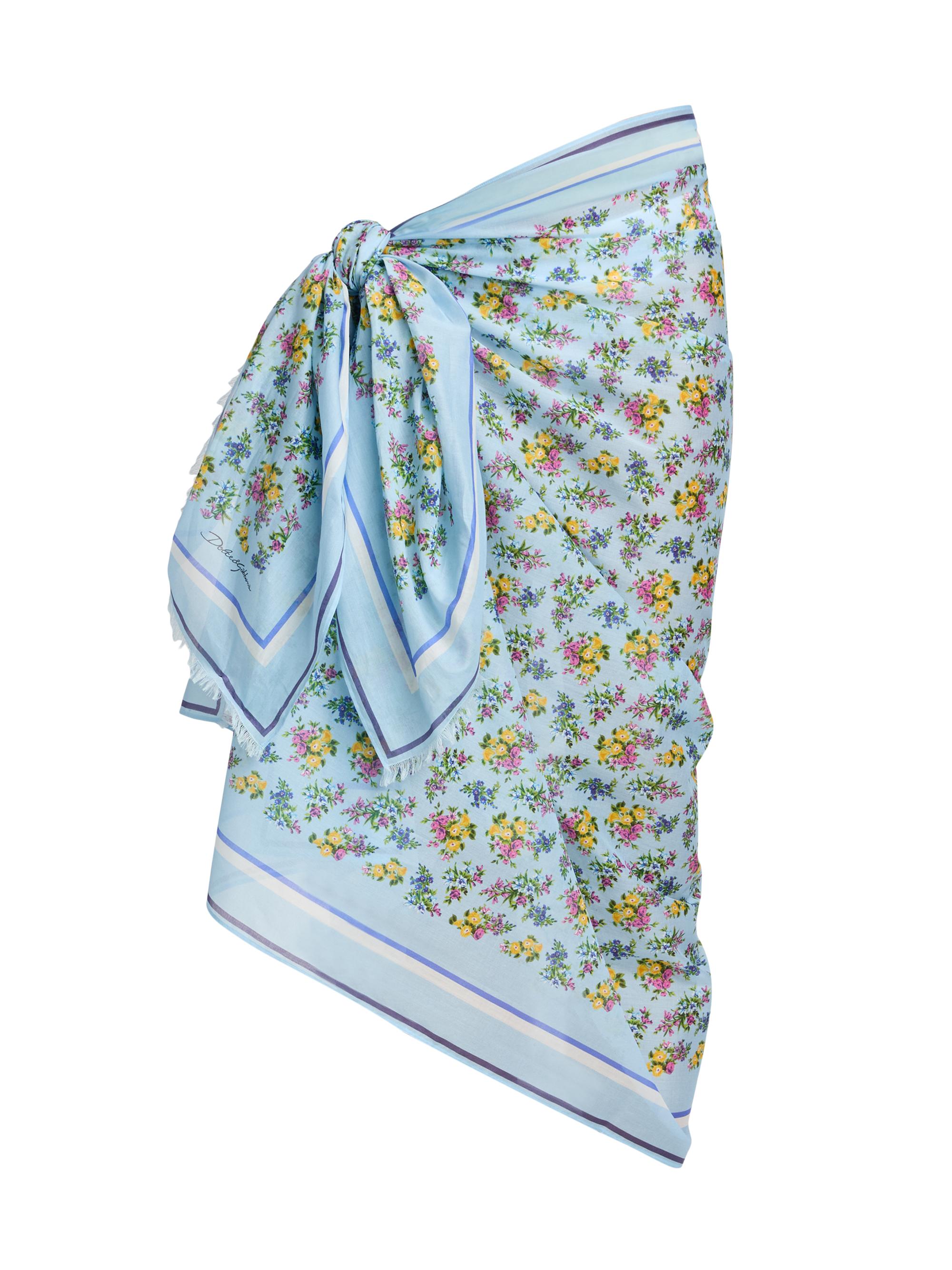 Dolce & Gabbana Women's Floral Cotton Pareo - Fiorellini Con Bordo