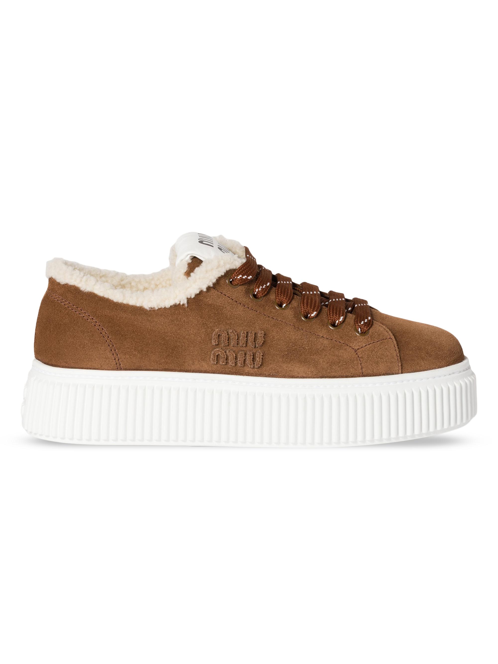 Prada Suede Mid-Top Sneakers | Saks Fifth Avenue