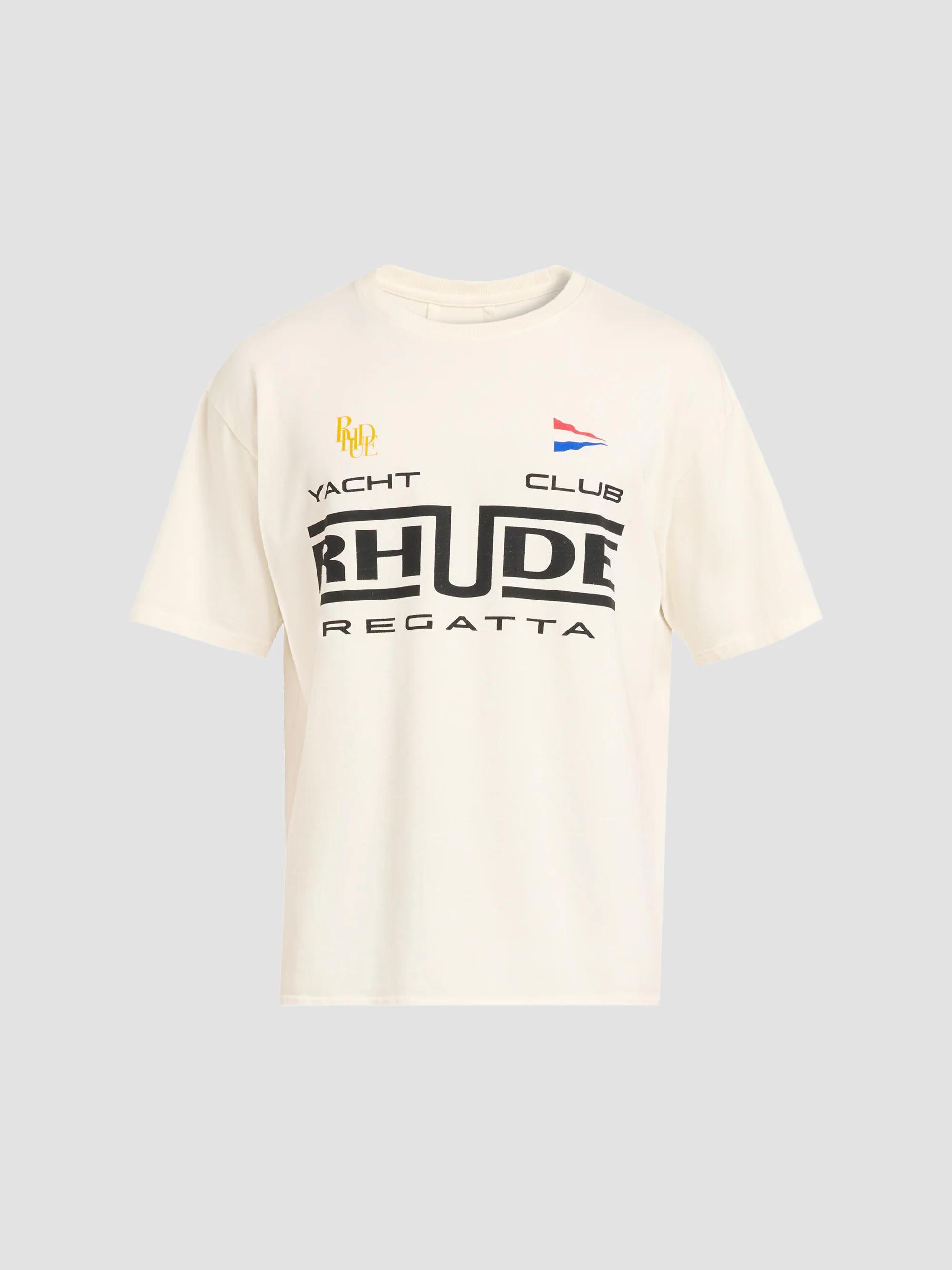 Rhude Regatta Club Graphic Cotton T-Shirt | Saks Fifth Avenue