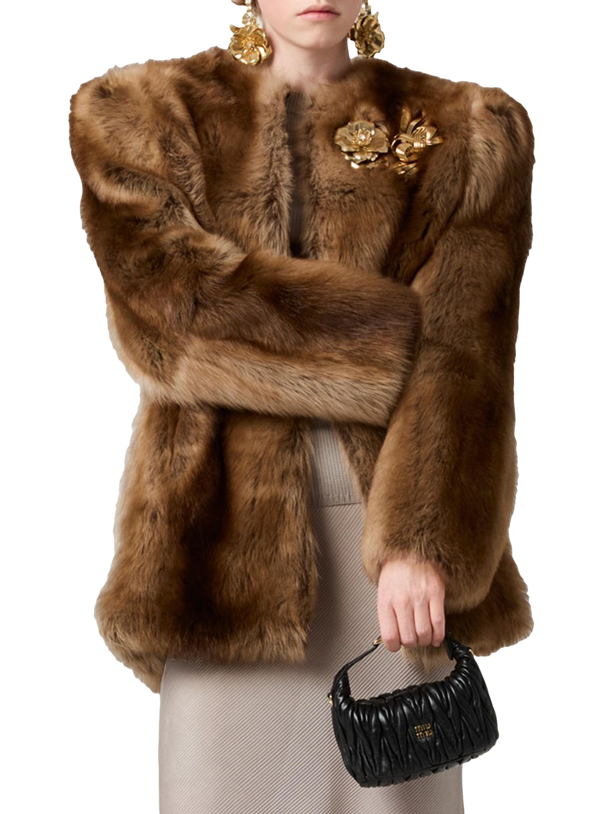 Miu Miu Shearling Coat | Saks Fifth Avenue