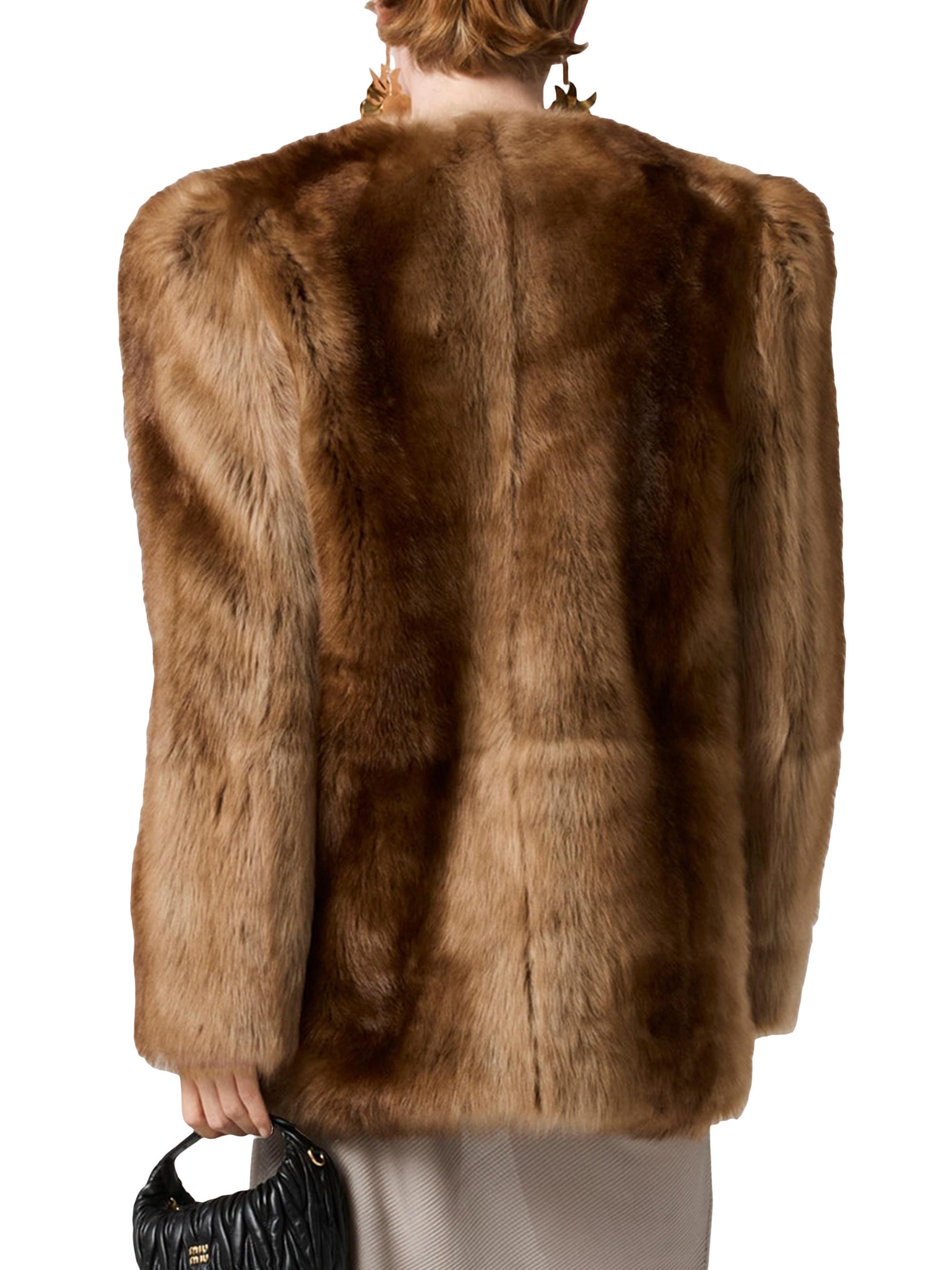 Miu Miu Shearling Coat | Saks Fifth Avenue