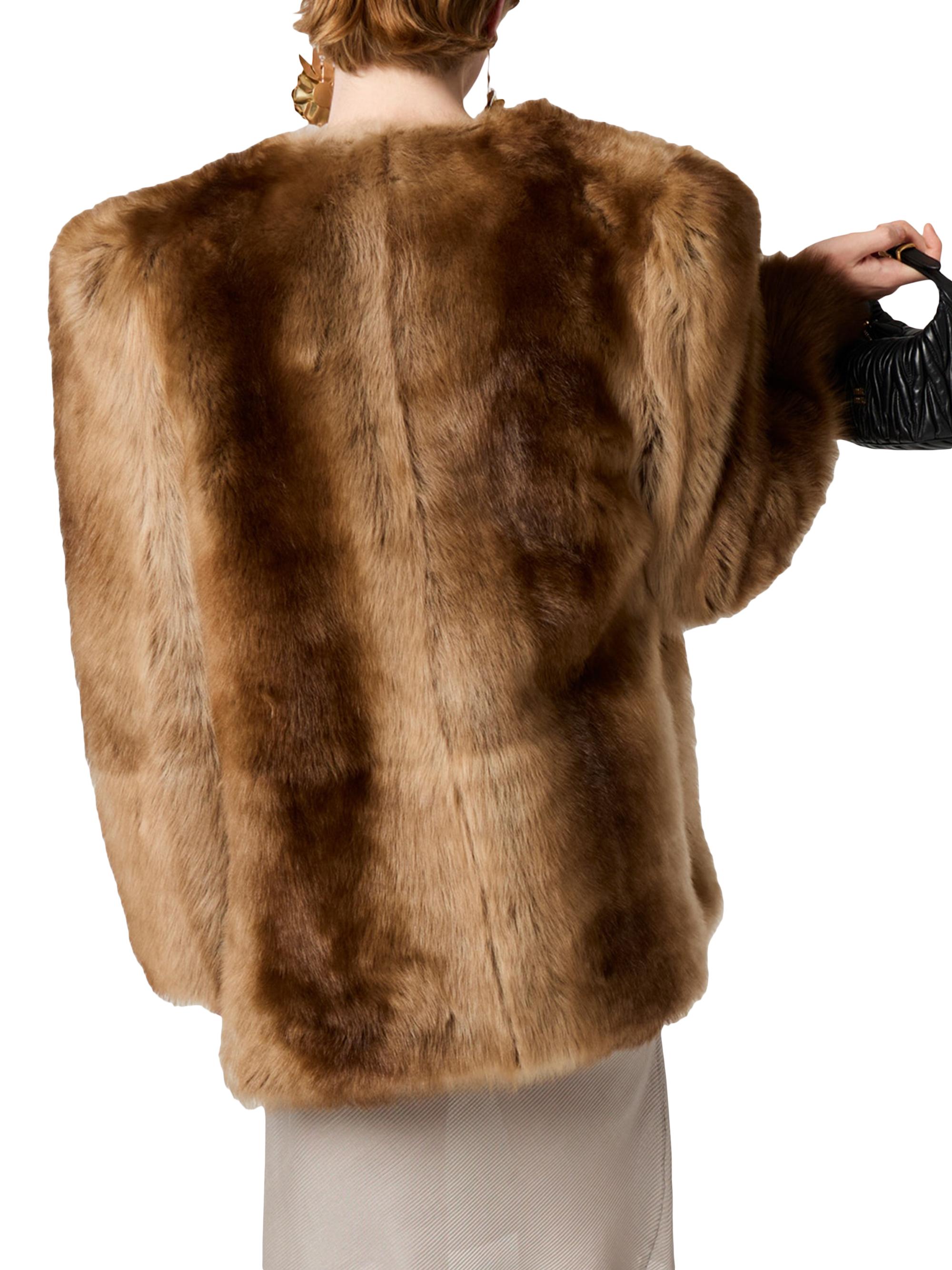 Miu Miu Shearling Coat | Saks Fifth Avenue