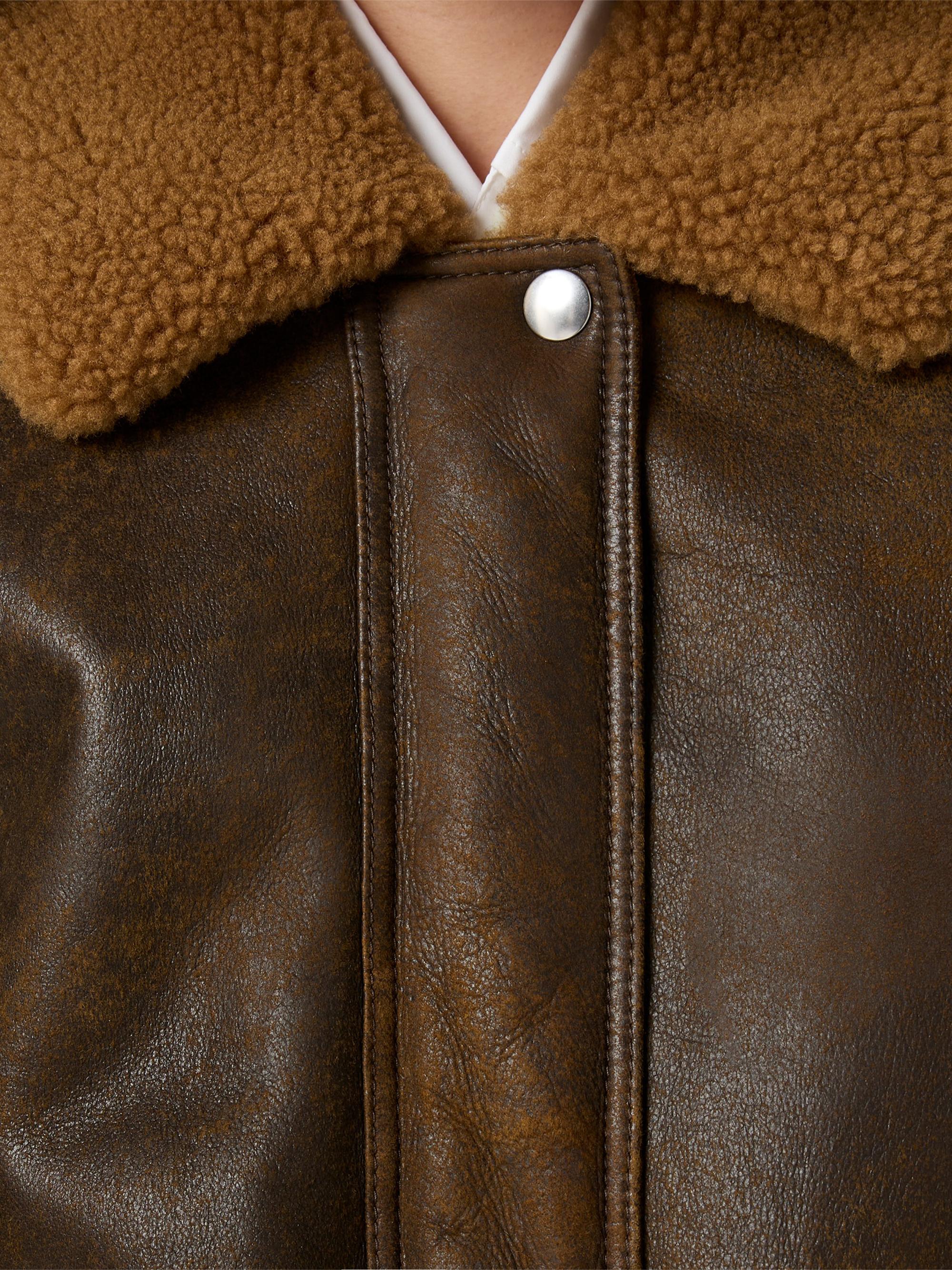希少✨miu miu ミュウミュウ　archive シープ　ムートンジャケット Miu Miu Shearling Blouson Jacket | Saks Fifth Avenue