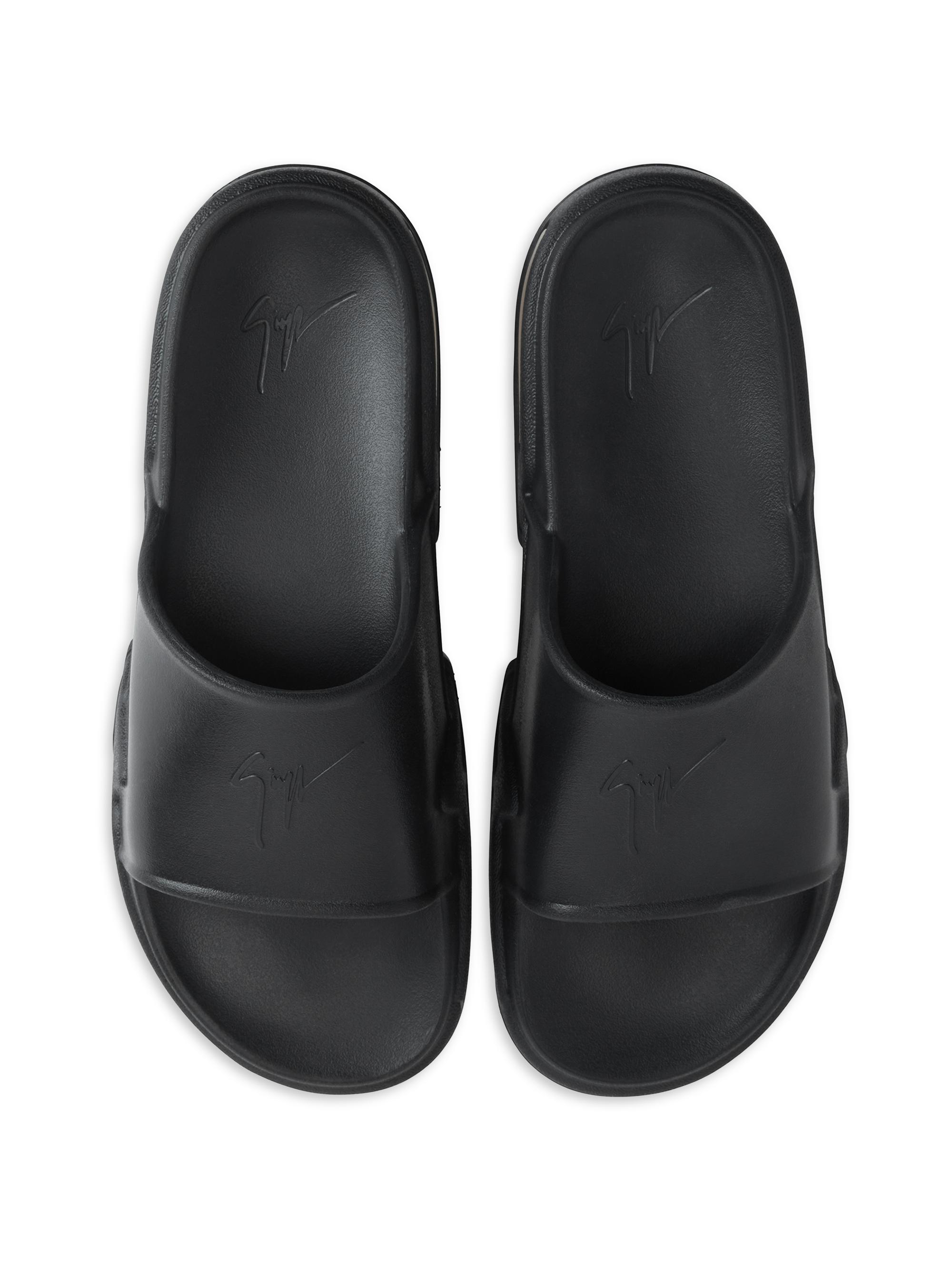 Giuseppe Zanotti Leather Platform Slide Sandals | Saks Fifth Avenue