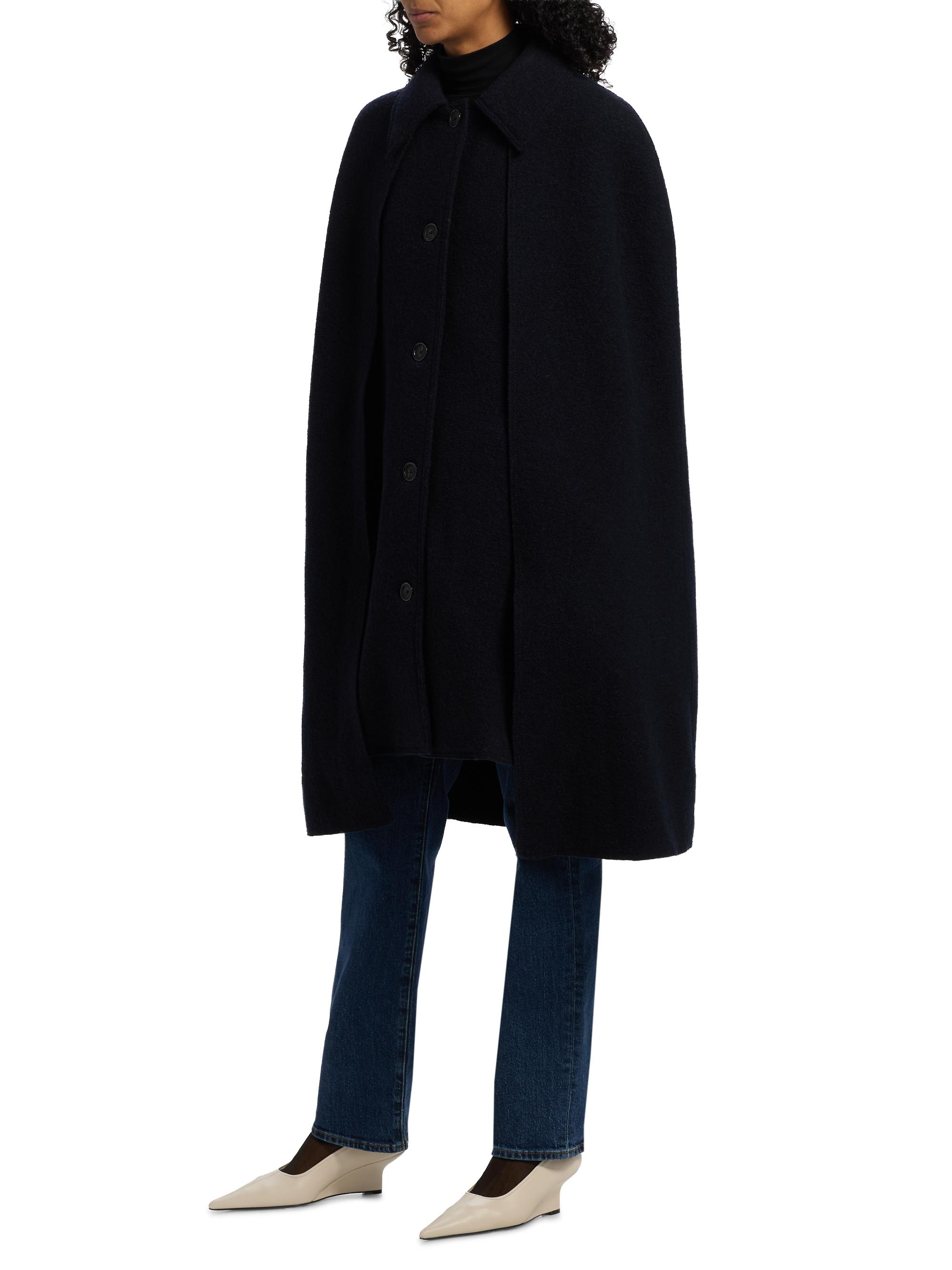 Toteme Bouclé Wool Cape Coat | Saks Fifth Avenue