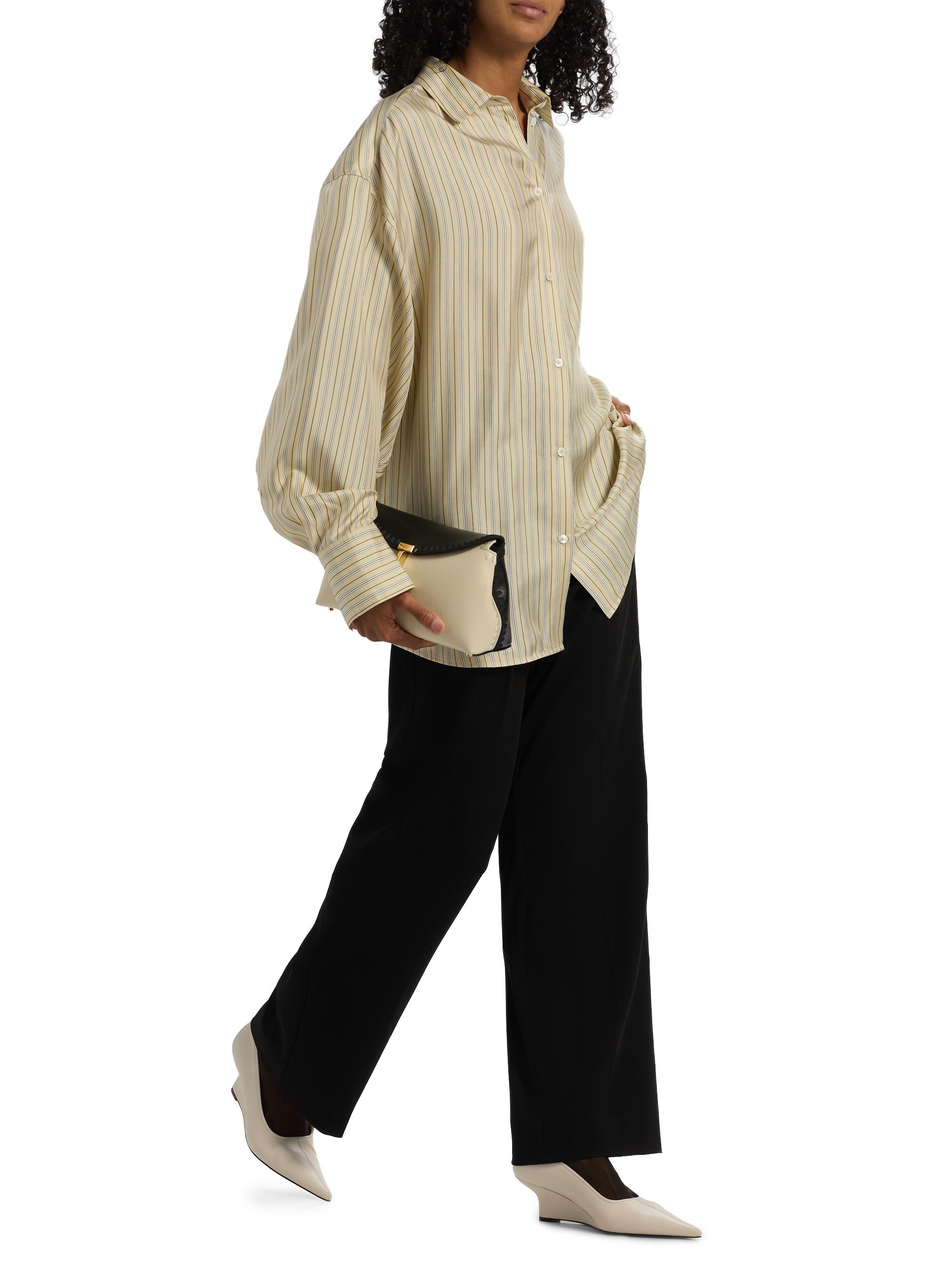 Toteme Oversized Striped Shirt | Saks Fifth Avenue