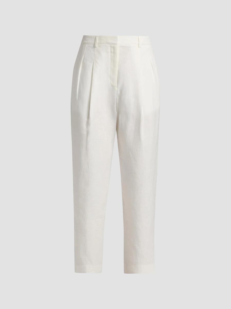 TWP Cornelia St Linen Pleated Pants | Saks Fifth Avenue