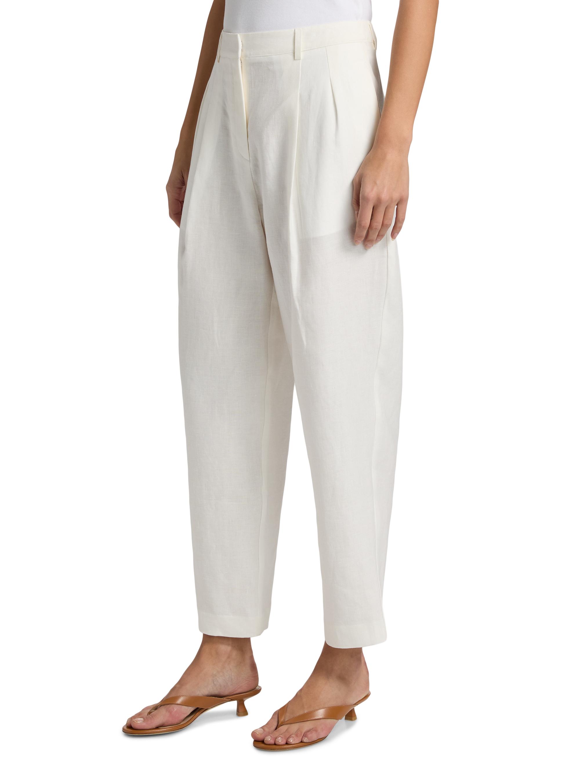 TWP Cornelia St Linen Pleated Pants | Saks Fifth Avenue