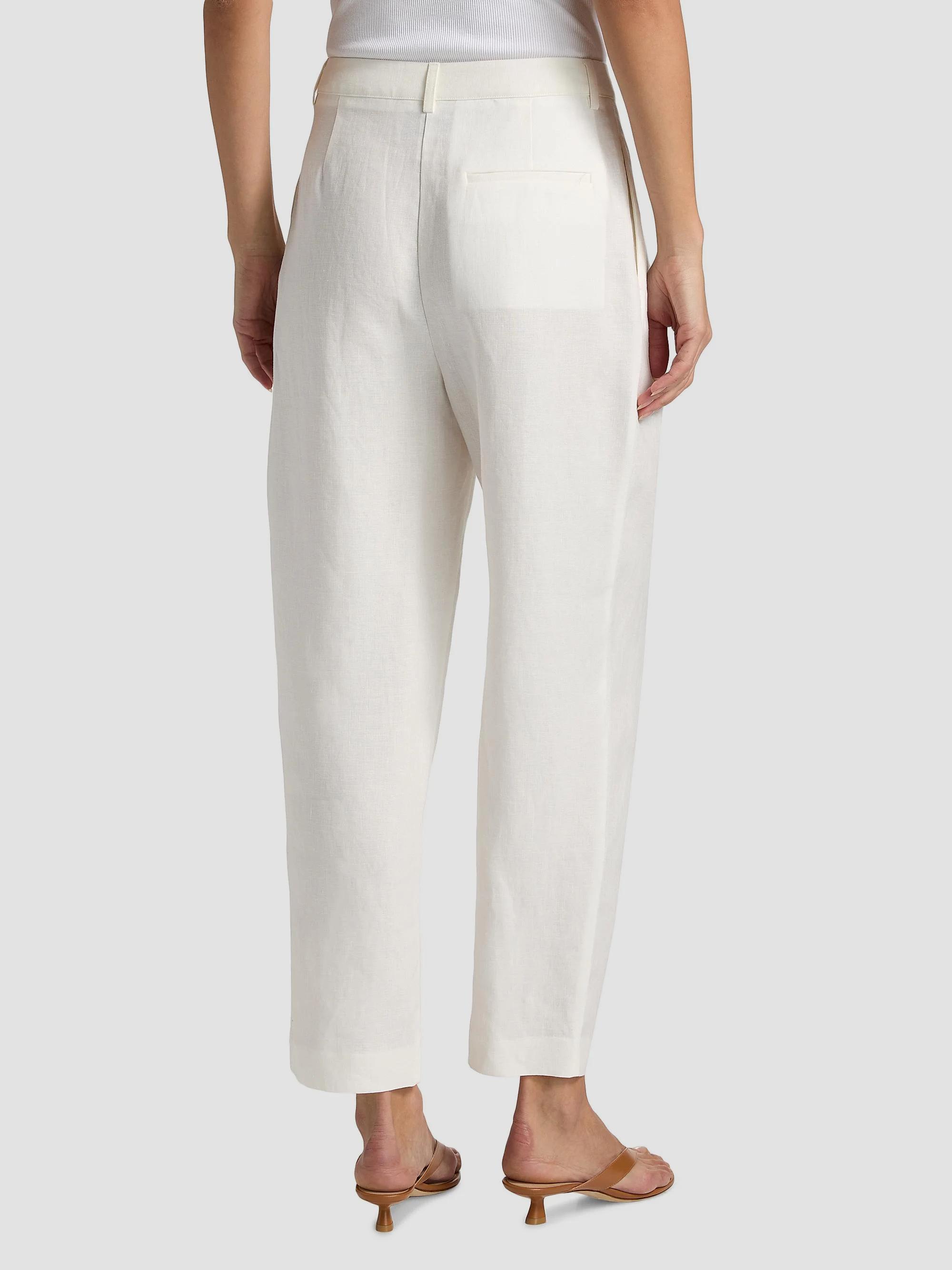 TWP Cornelia St Linen Pleated Pants | Saks Fifth Avenue