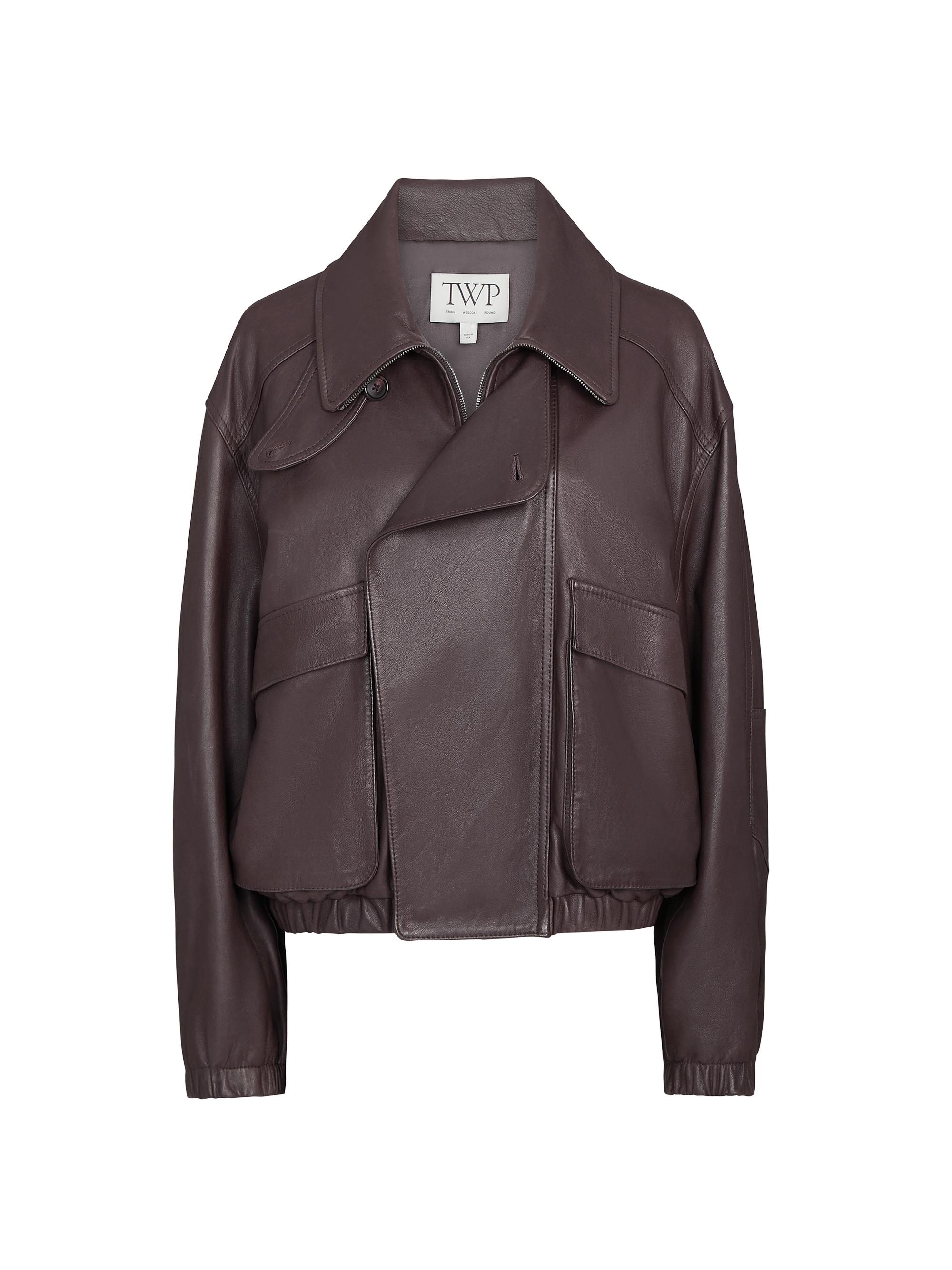 TWP Hunter Oversized Leather Jacket | Saks Fifth Avenue
