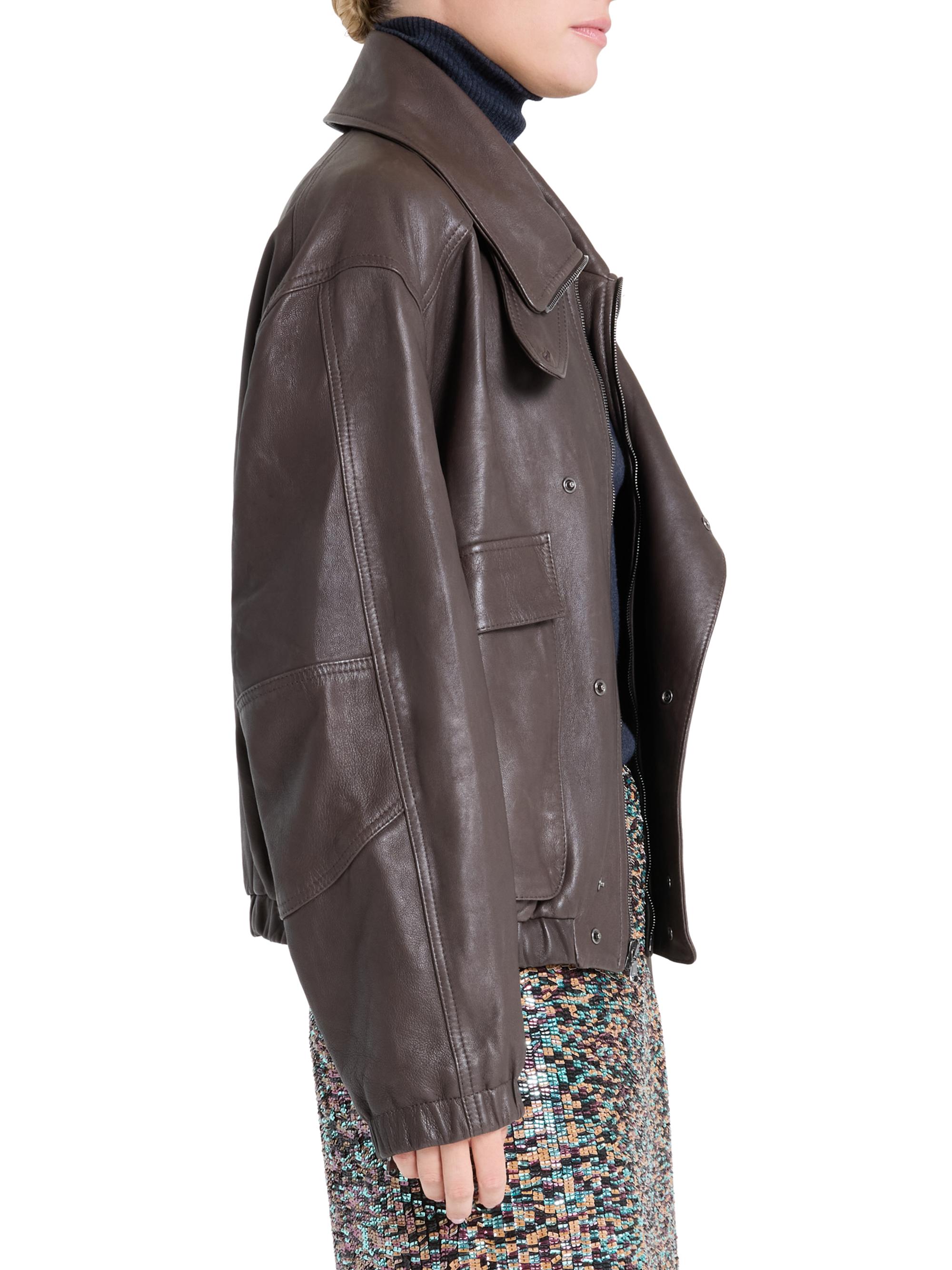 TWP Hunter Oversized Leather Jacket | Saks Fifth Avenue